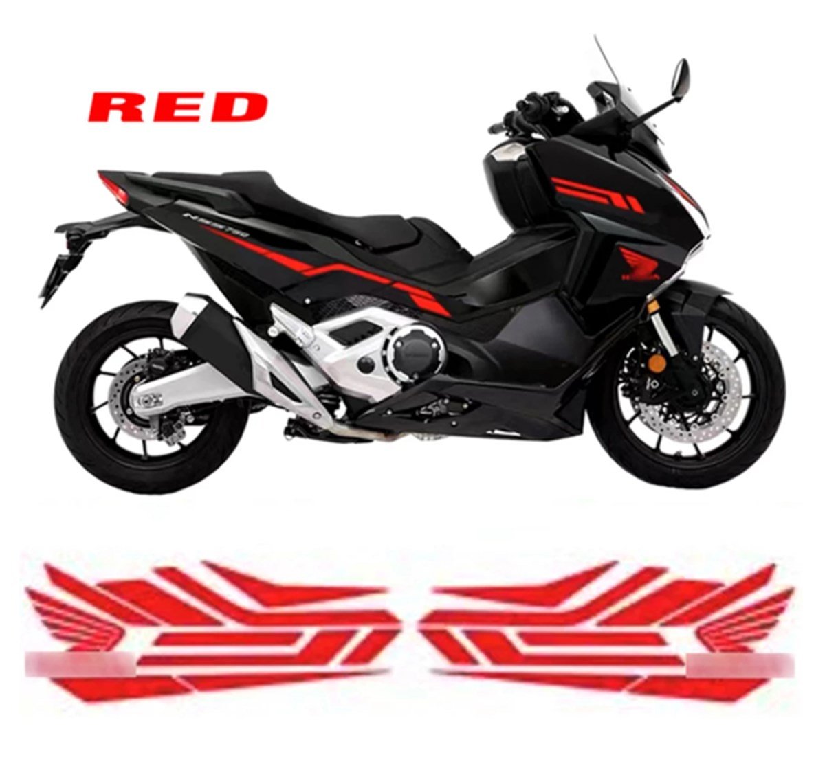 Honda Forza 750 Renkli Sticker Etiket Modeli