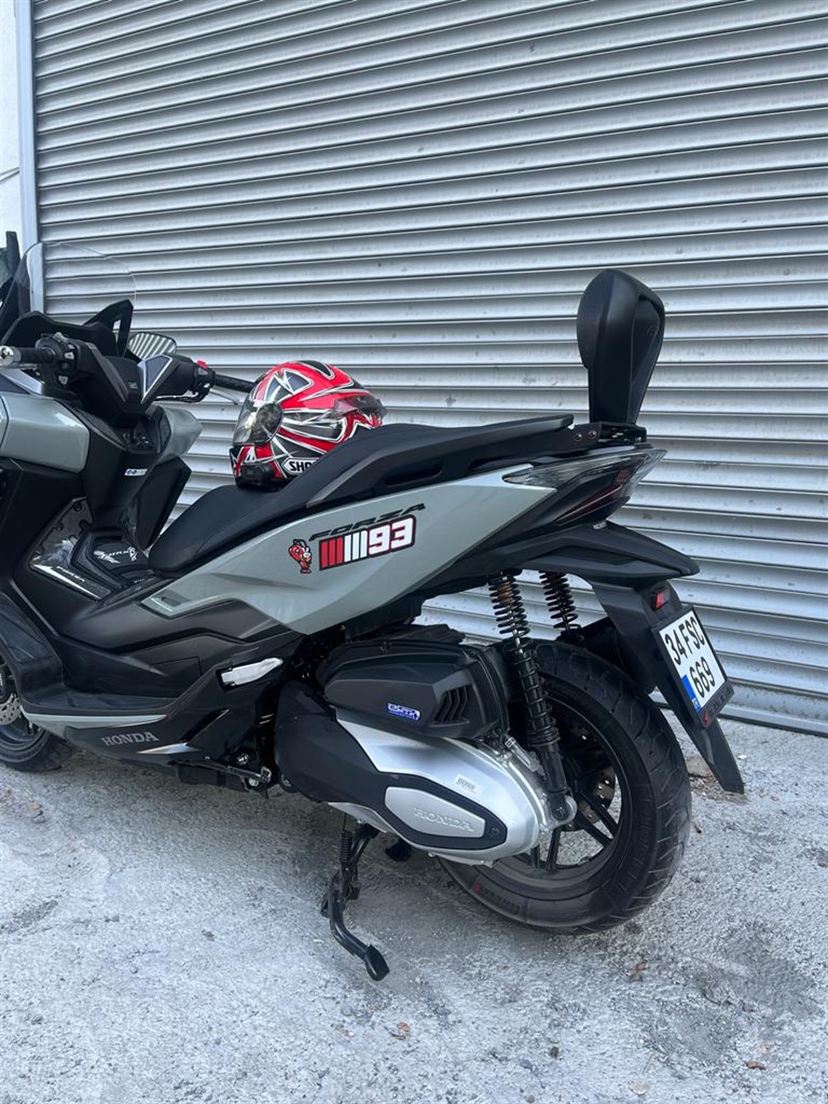 Honda Forza 93 Marquez Sticker Etiket Modeli