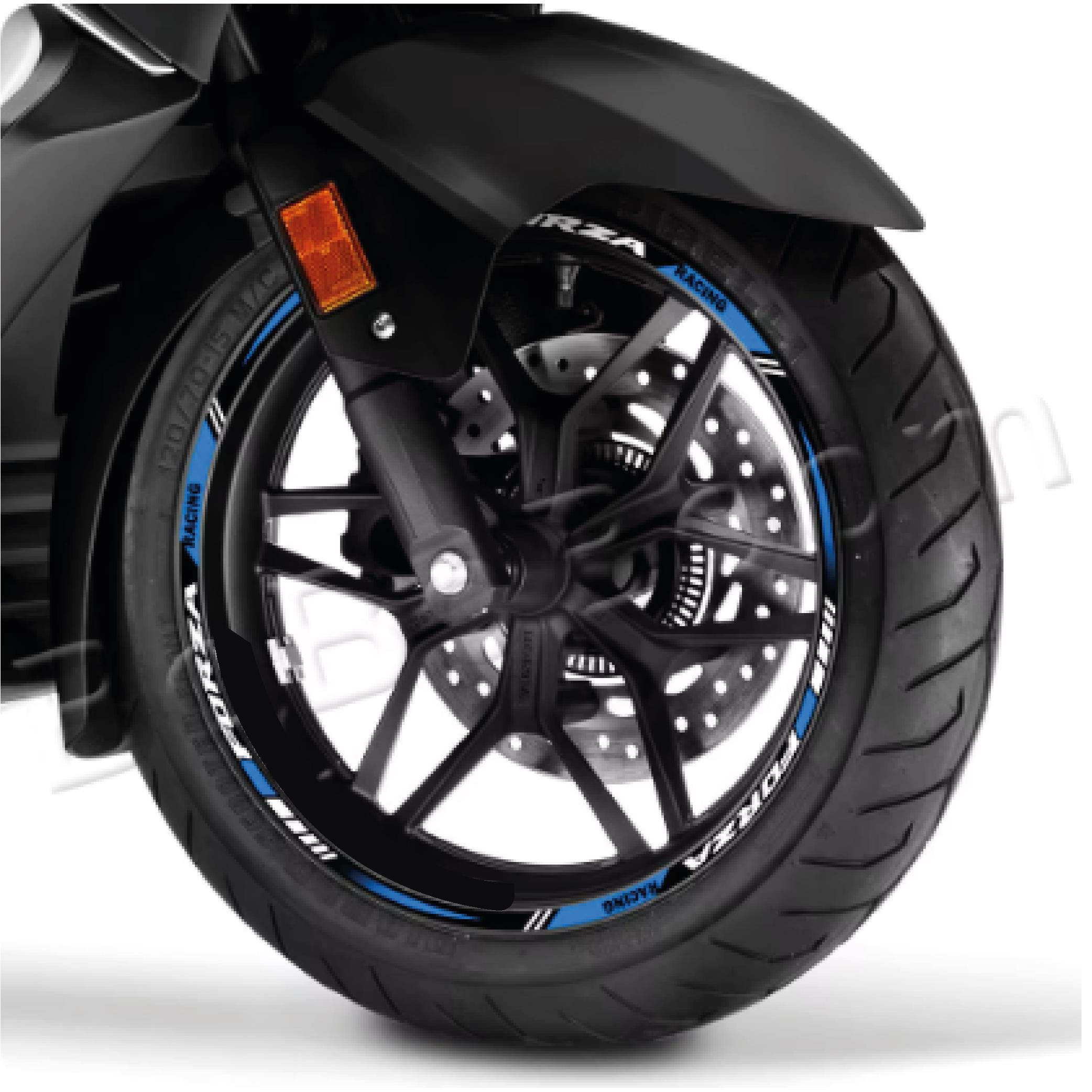 FORZAHONDA FORZA Sticker Jant Dışı Şerit Baskılı Mavi