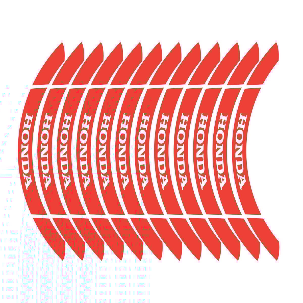 Honda İç Dış Jant Sticker