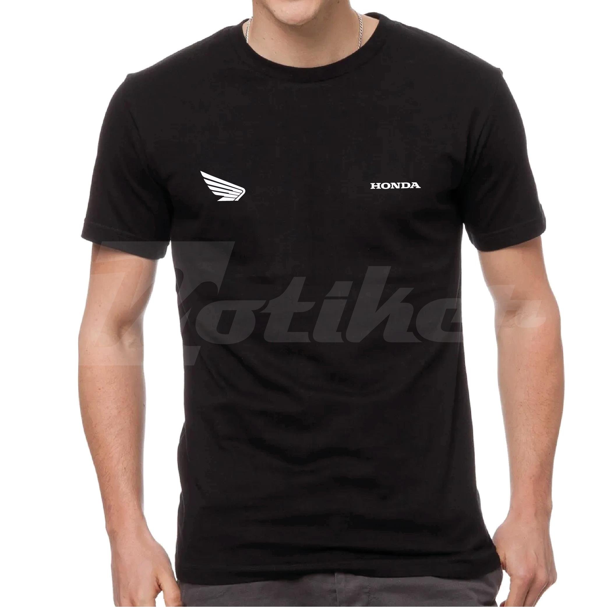 T-ShirtHonda Kanat Tasarım Motorcu Tişörtü Beyaz