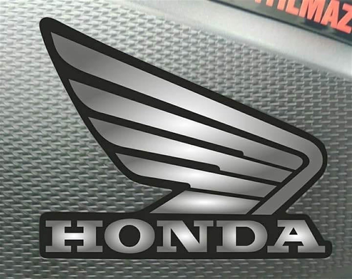 Honda Logo Damla Sticker Etiket Modeli