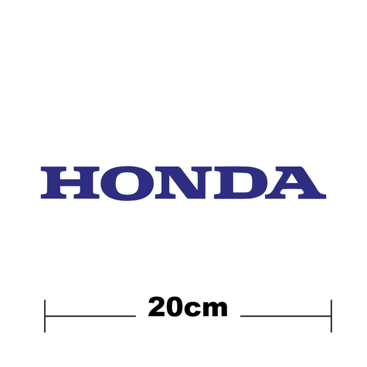 Honda Logo Yazı Sticker Etiket Tek Renk
