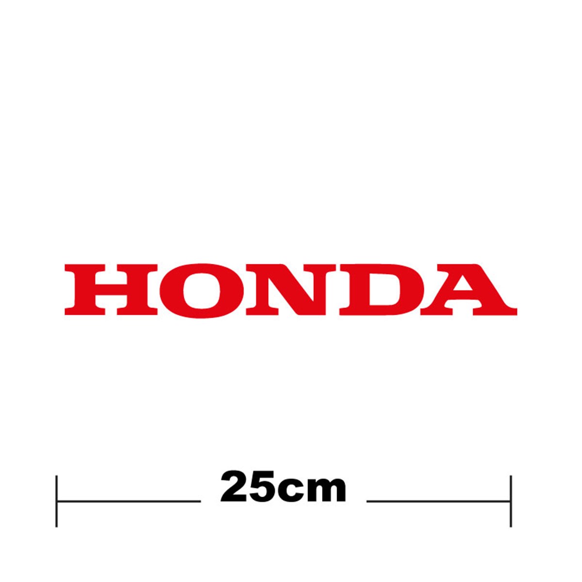 Honda Logo Yazı Sticker Etiket Tek Renk