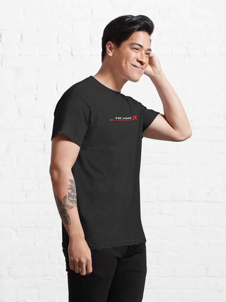 Honda NC750X Kırmızı Baskılı Tshirt Modeli