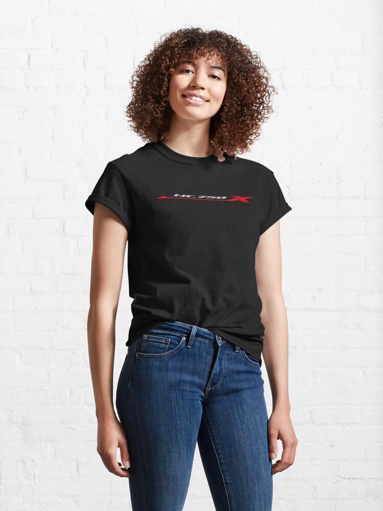 Honda NC750X Kırmızı Baskılı Tshirt Modeli