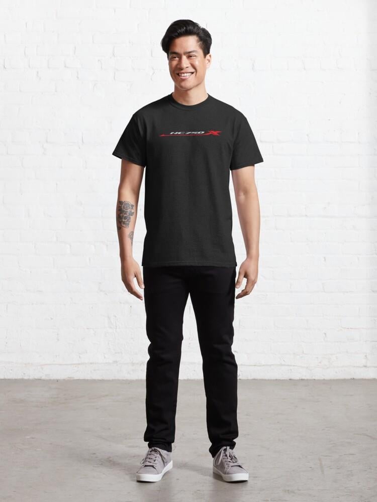 Honda NC750X Kırmızı Baskılı Tshirt Modeli