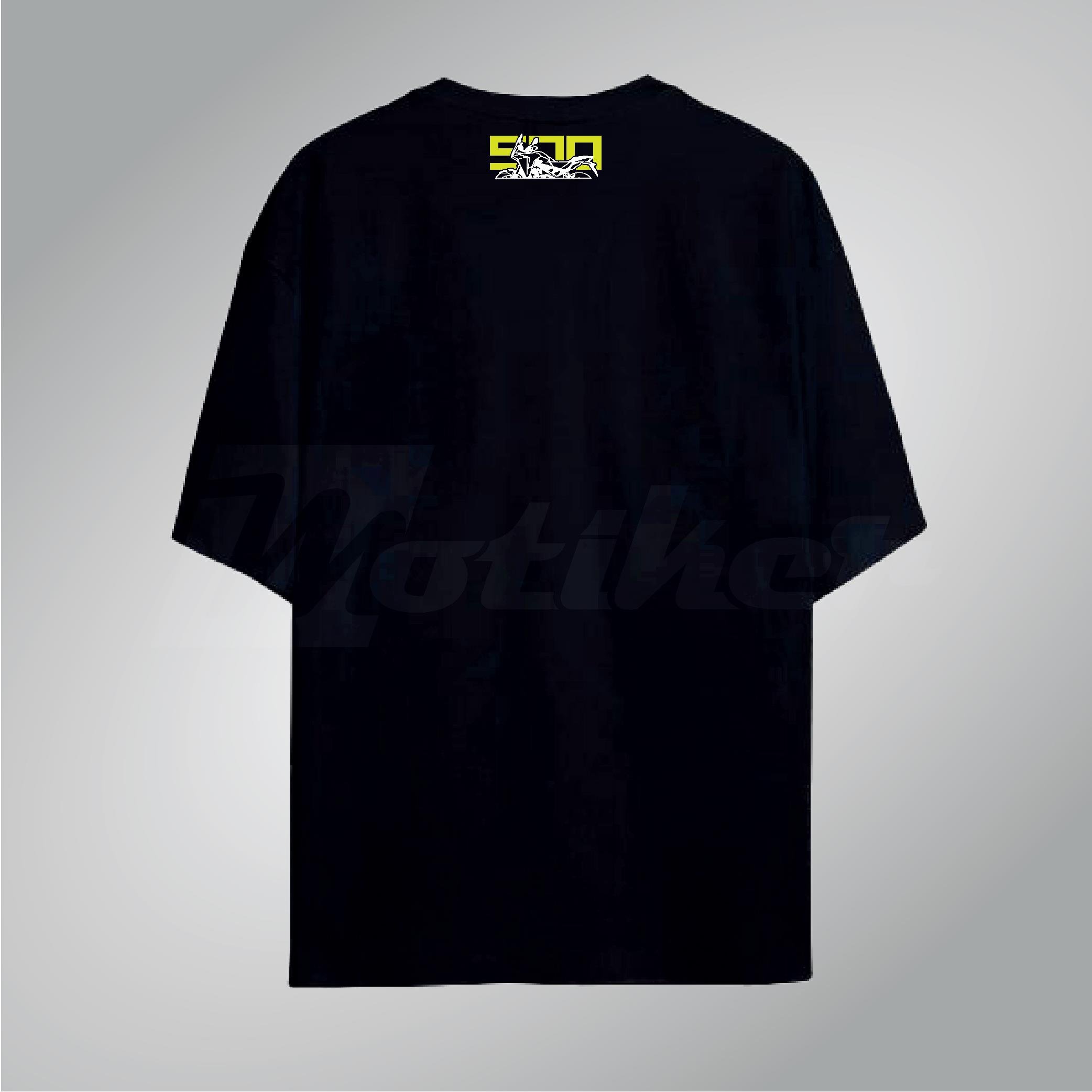 NX500Honda NX500 Siluet Tshirt Modeli Beyaz Neon Sarı