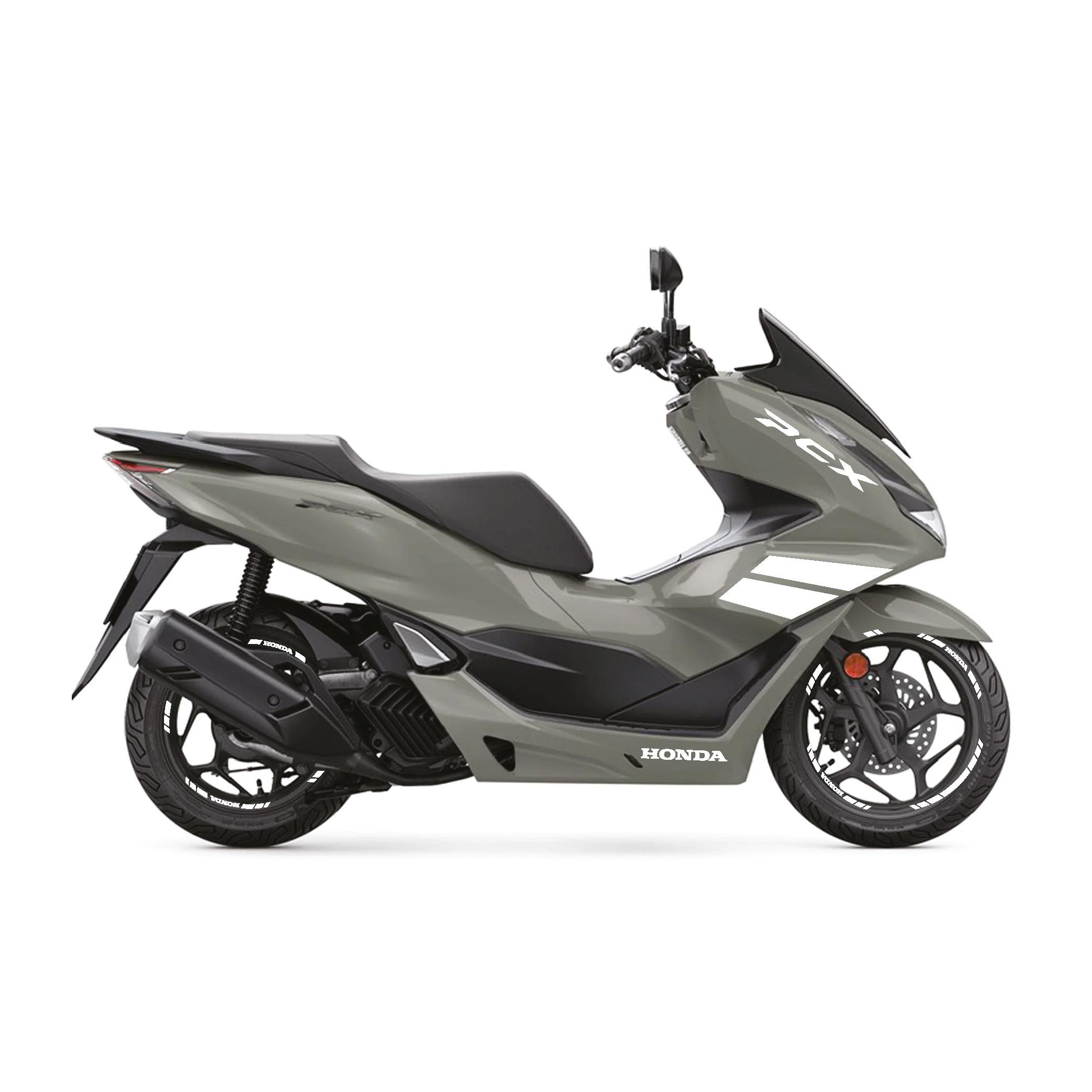 PCXHonda PCX 2021-2024 Beyaz Parçalı Takım Stikcer Etiket Modeli
