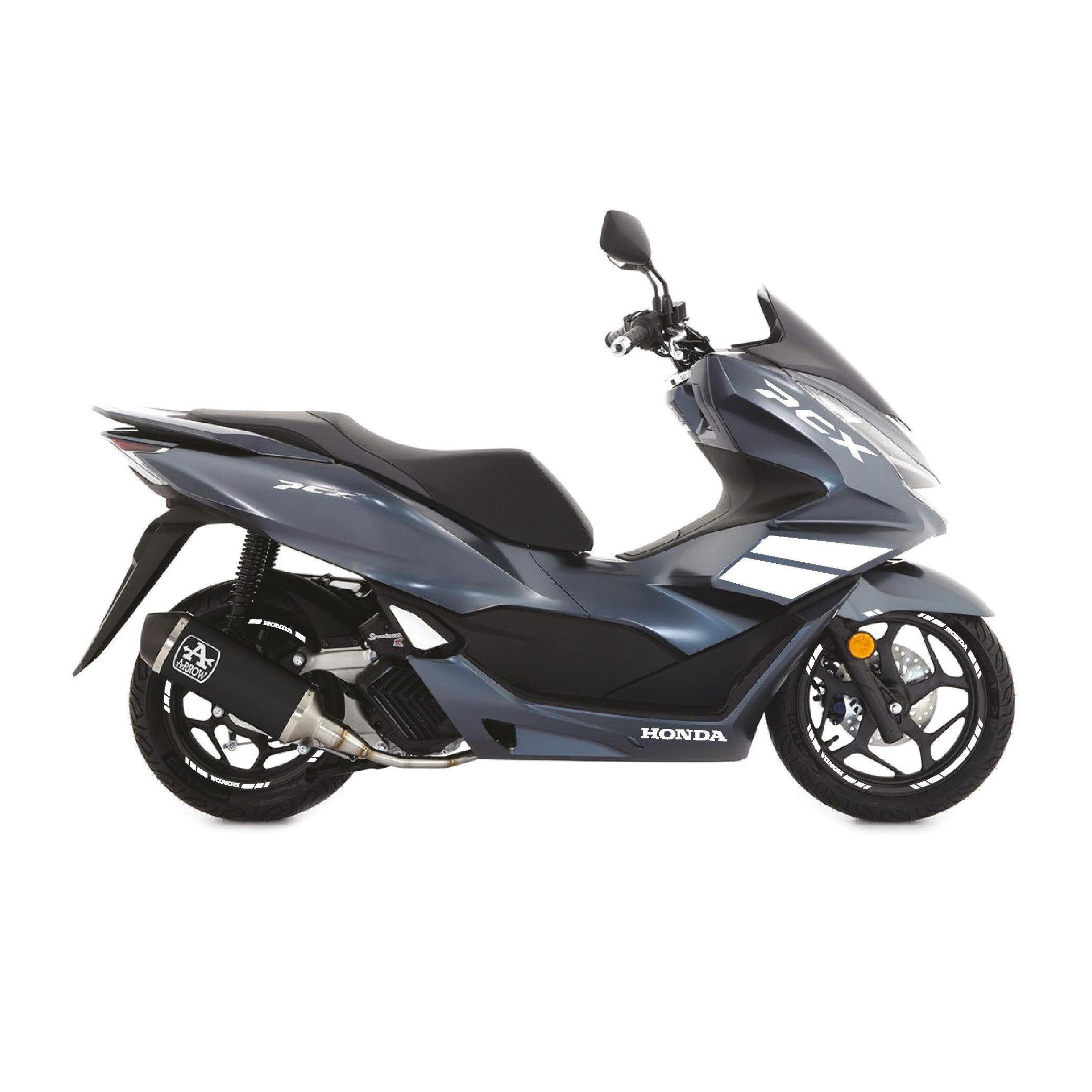 PCXHonda PCX 2021-2024 Beyaz Parçalı Takım Stikcer Etiket Modeli