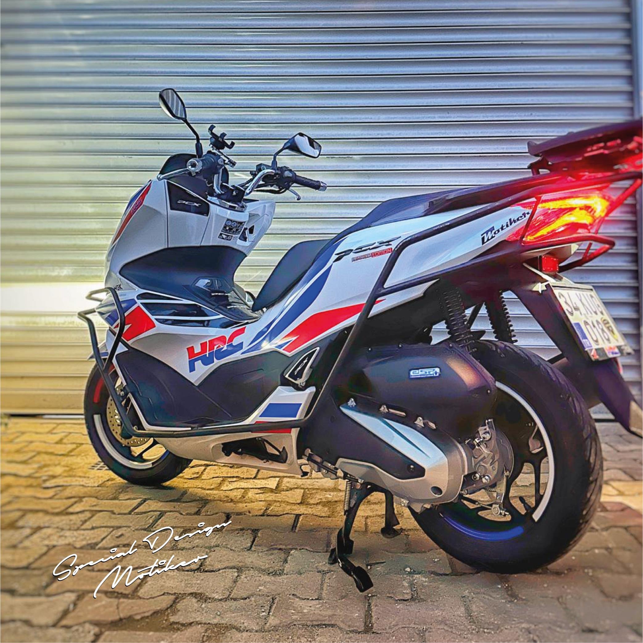 PCXHonda PCX 2021-2024 HRC Stikcer Etiket Modeli