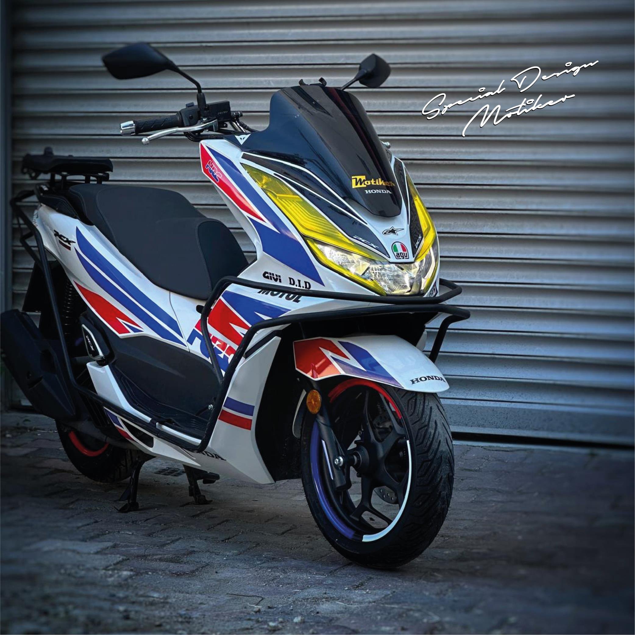 PCXHonda PCX 2021-2024 HRC Stikcer Etiket Modeli