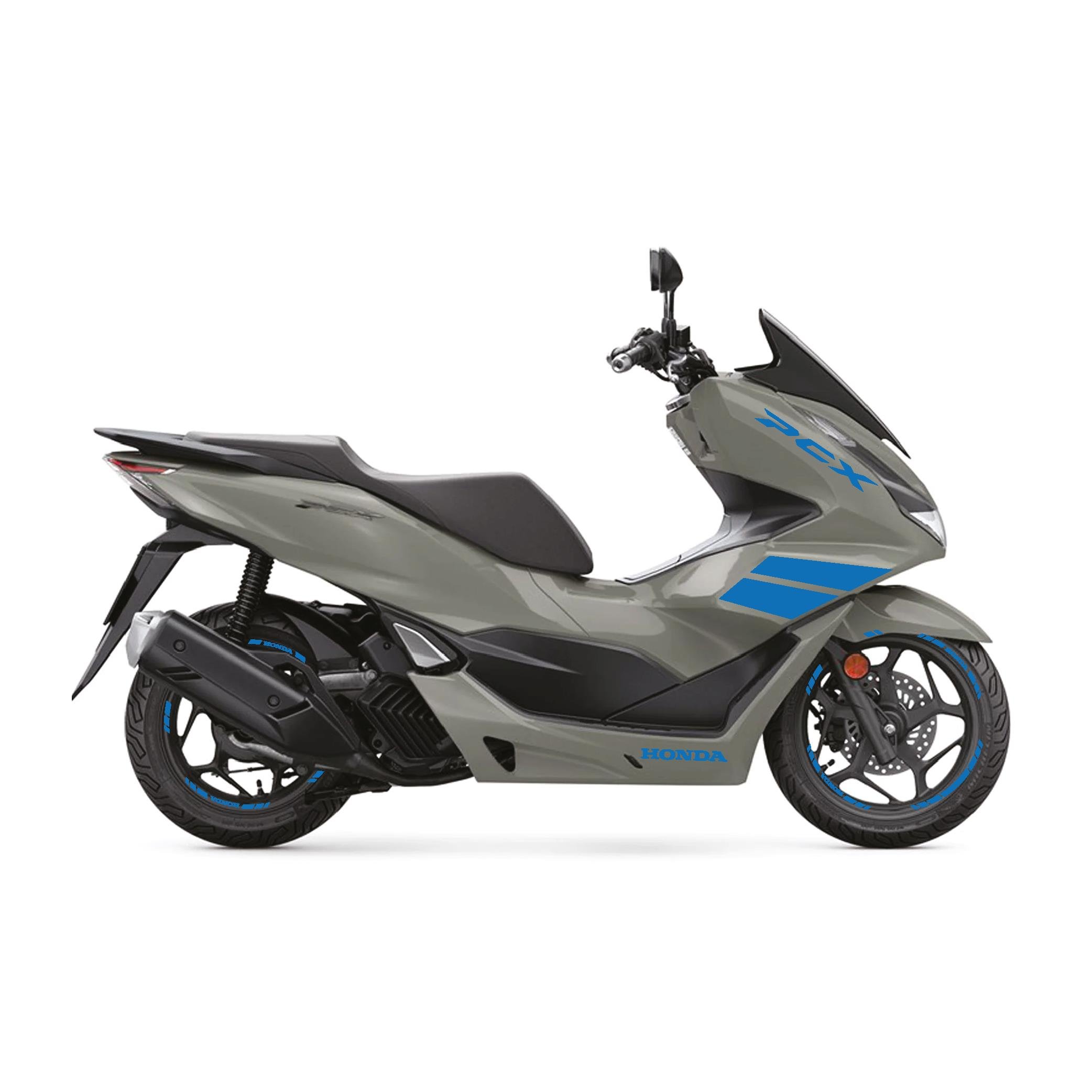 PCXHonda PCX 2021-2024 Mavi Parçalı Takım Stikcer Etiket Modeli