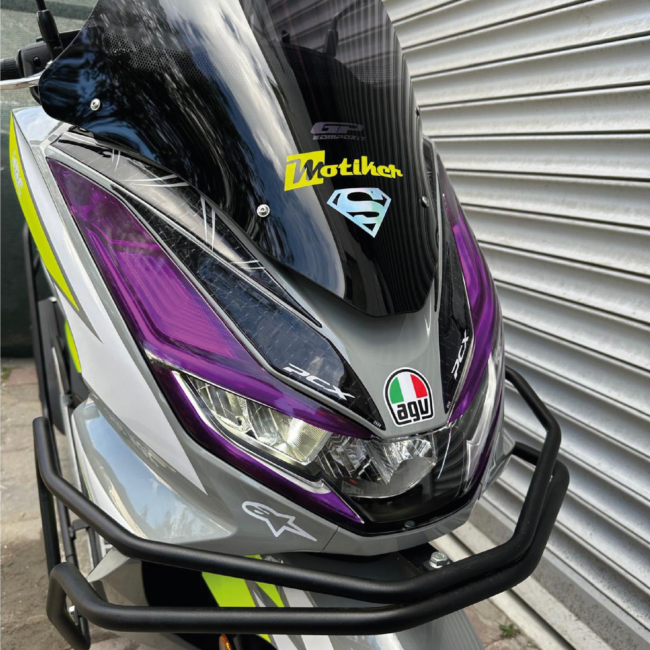 PCXHonda PCX 2021-2024 Neon Sarı (Yeşil) HRC Stikcer Etiket Modeli