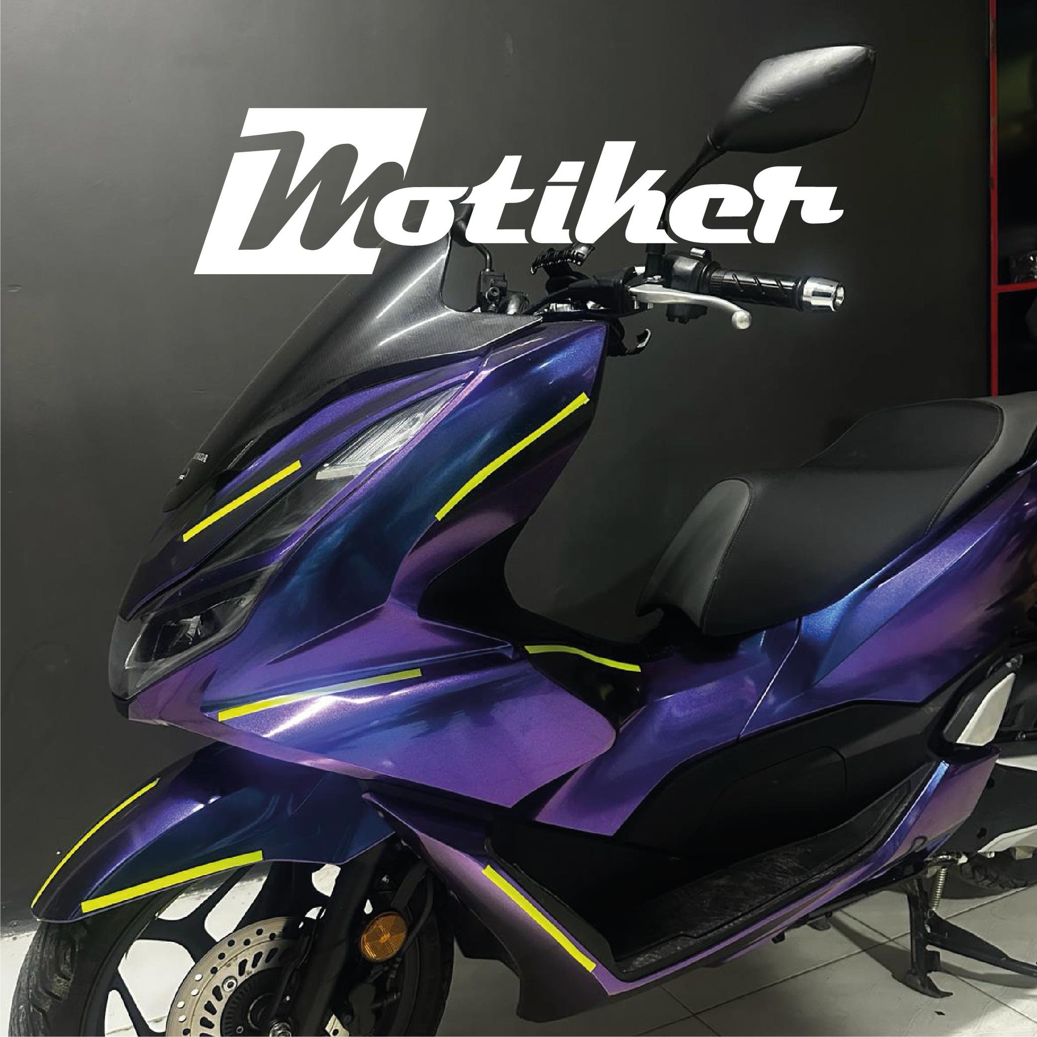 PCXHonda PCX Mor Lacivert Bukalemun Folyo Kaplama 