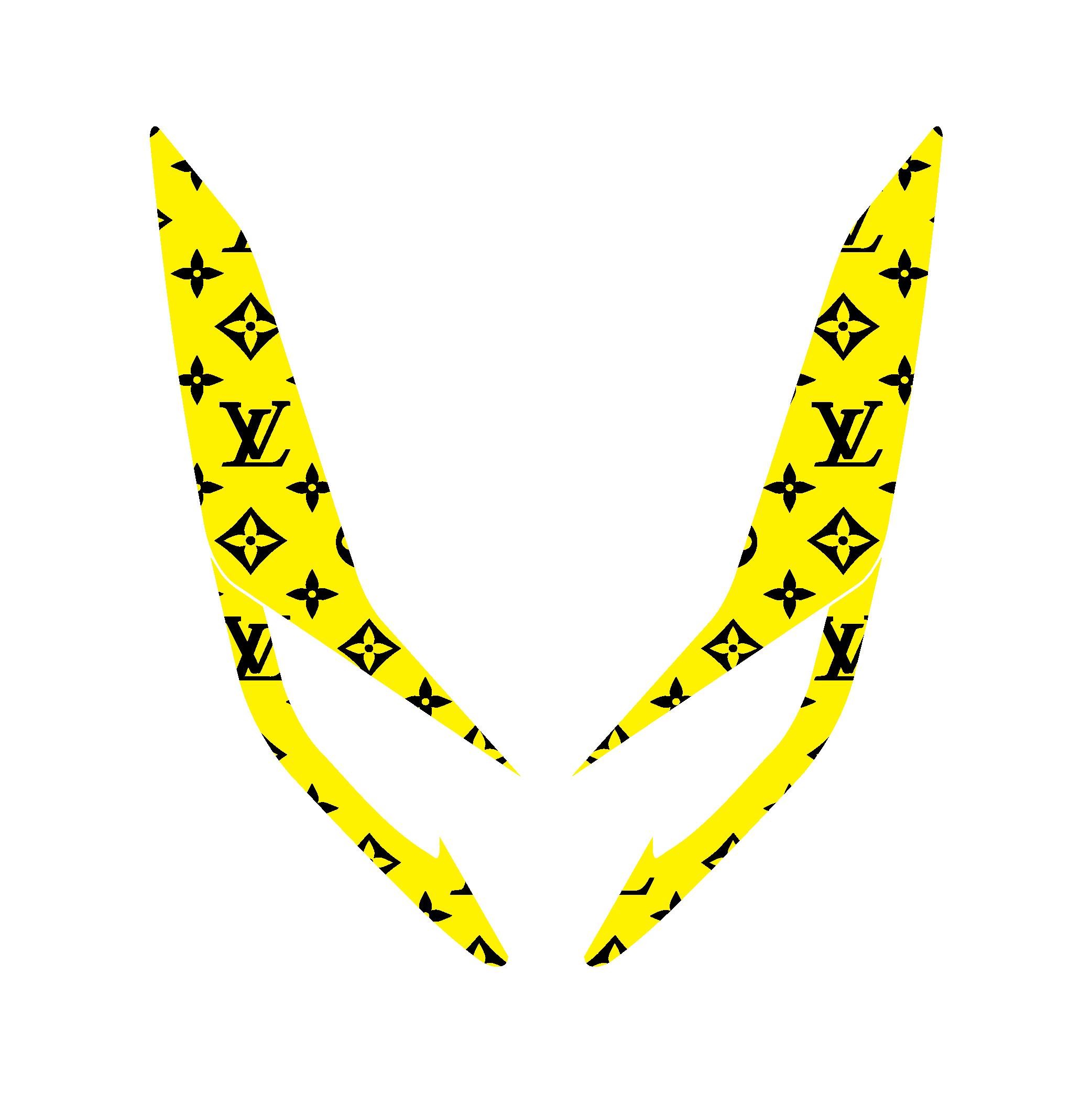 PCXHonda PCX Ön Far Kaşı LV Tasarımı Şeffaf Sticker Sarı