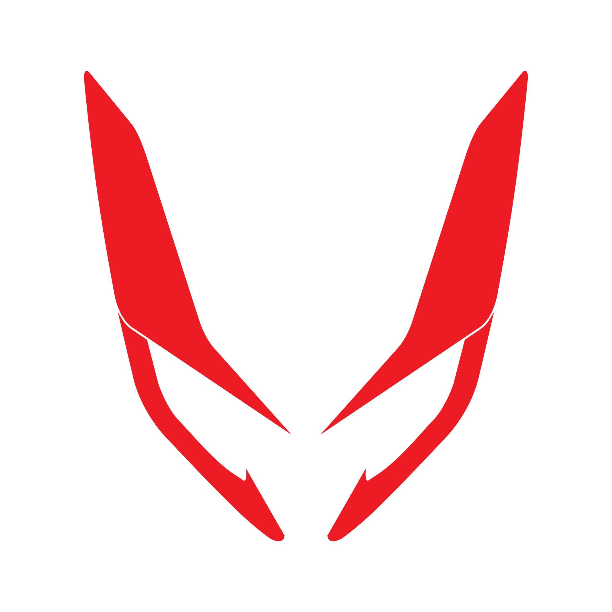 PCXHonda PCX Ön Far Kaşı Şeffaf Sticker Kırmızı