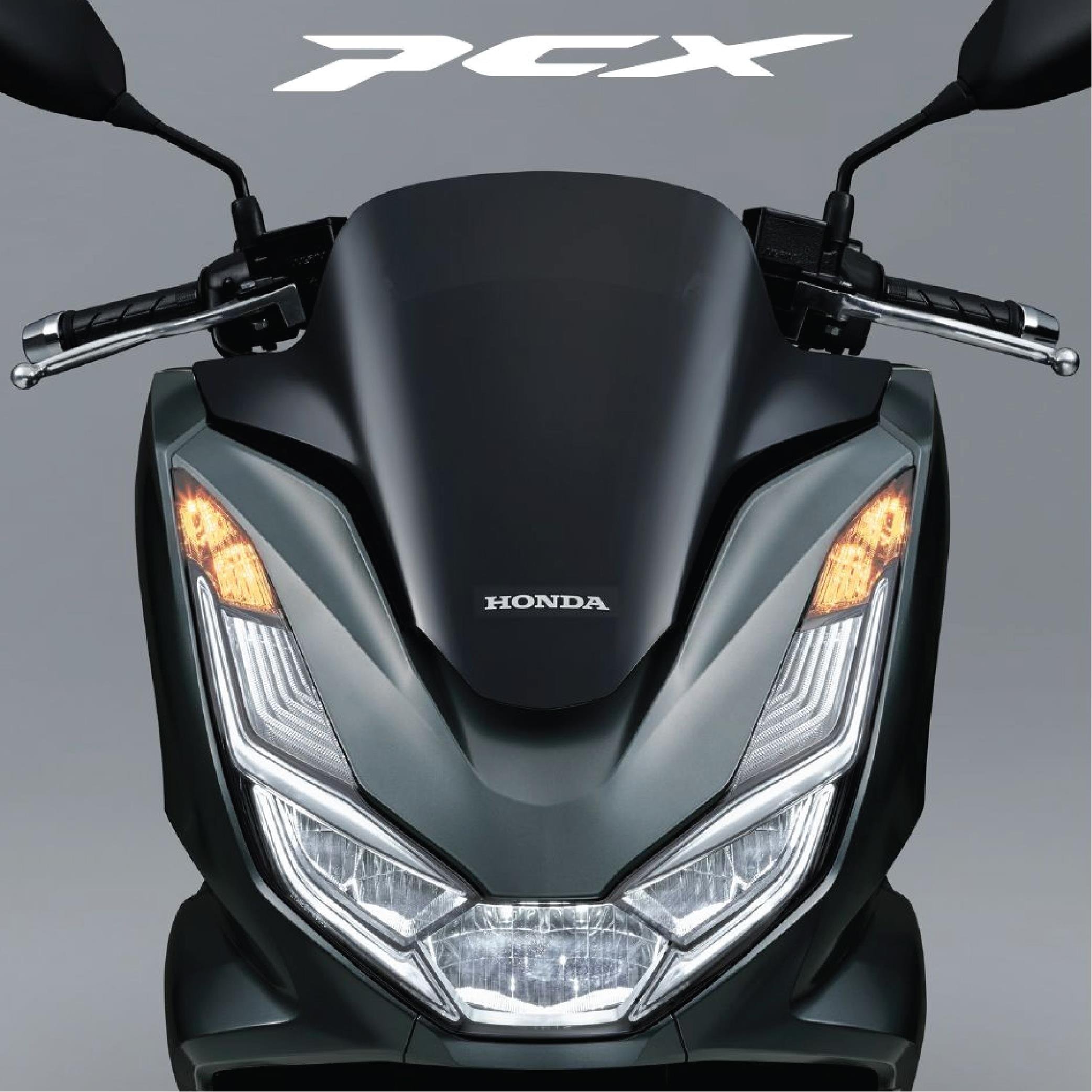 PCXHonda PCX Ön Far Kaşı Şeffaf Sticker Sarı