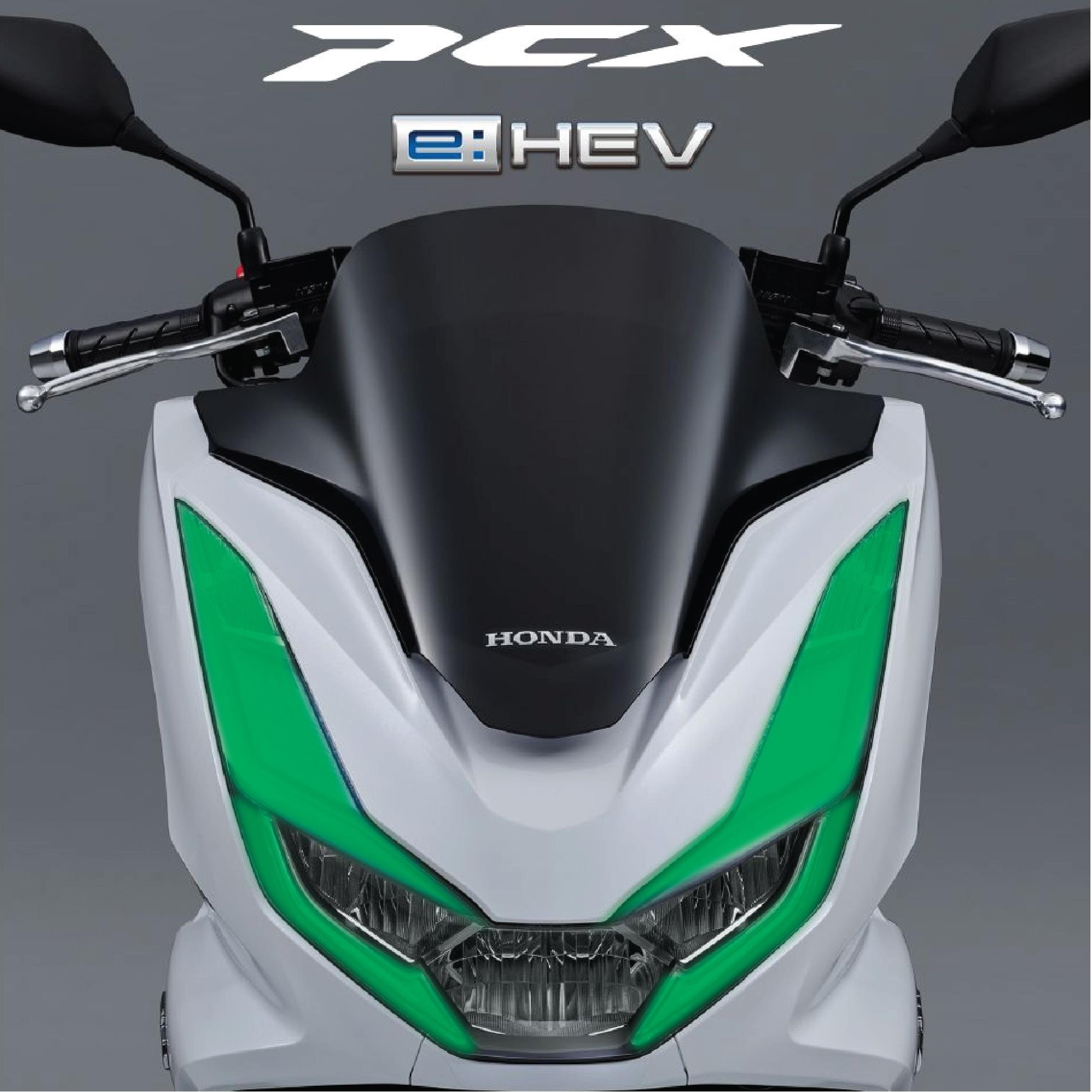 PCXHonda PCX Ön Far Kaşı Şeffaf Sticker Yeşil