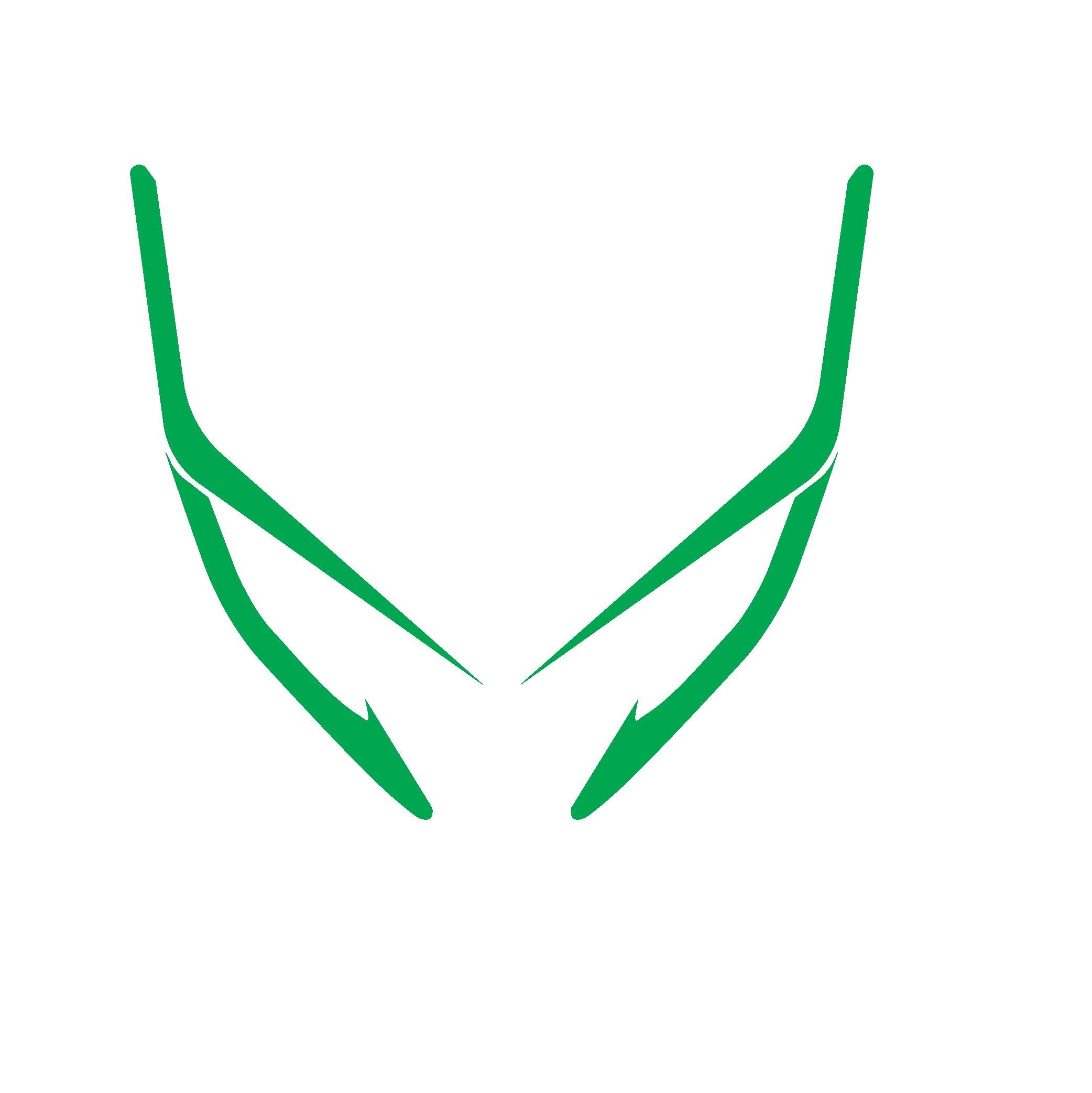 PCXHonda PCX Ön Far Kaşı Tasarımı Şeffaf Sticker Yeşil