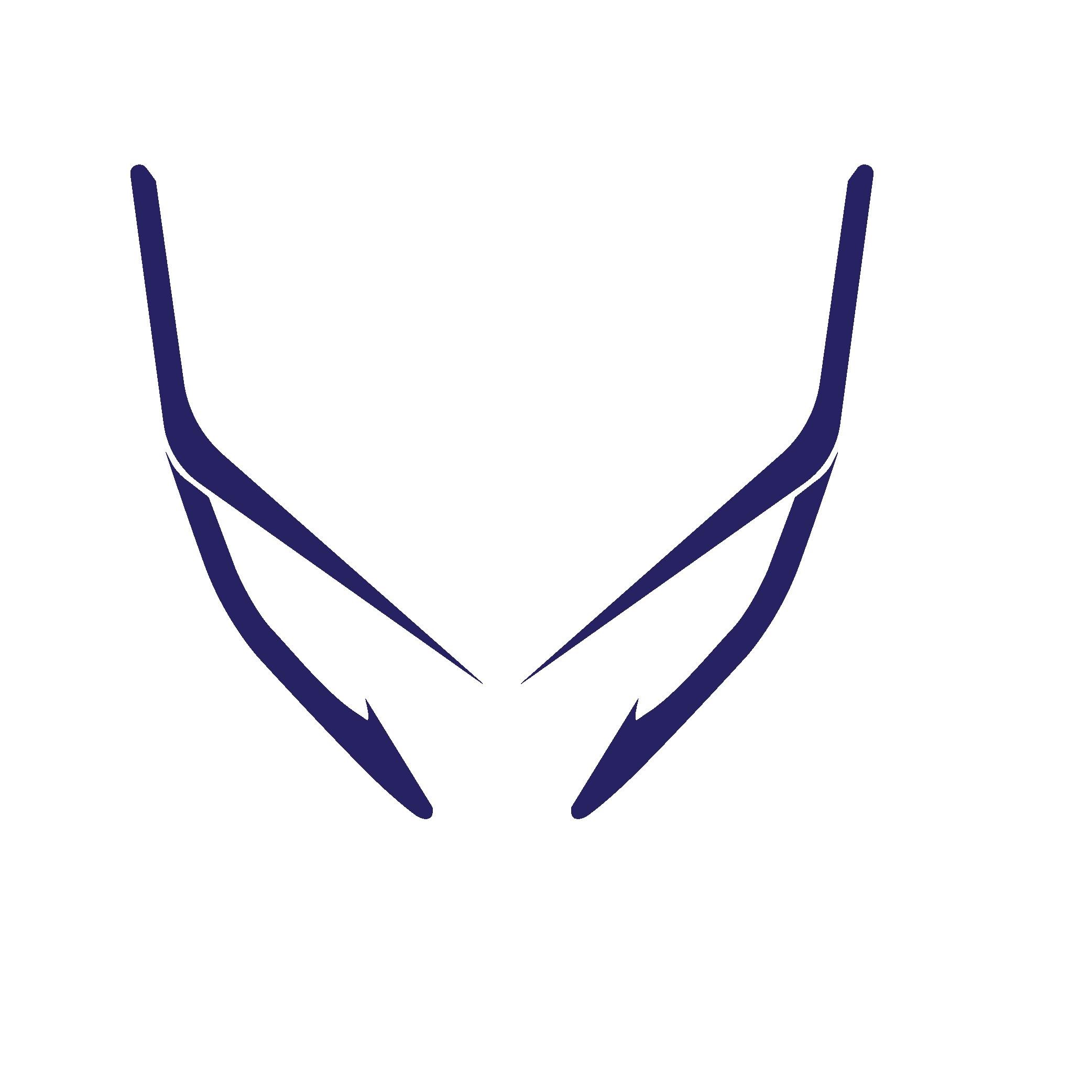 PCXHonda PCX Ön Far Kaşı Tasarımı Şeffaf Sticker Lacivert