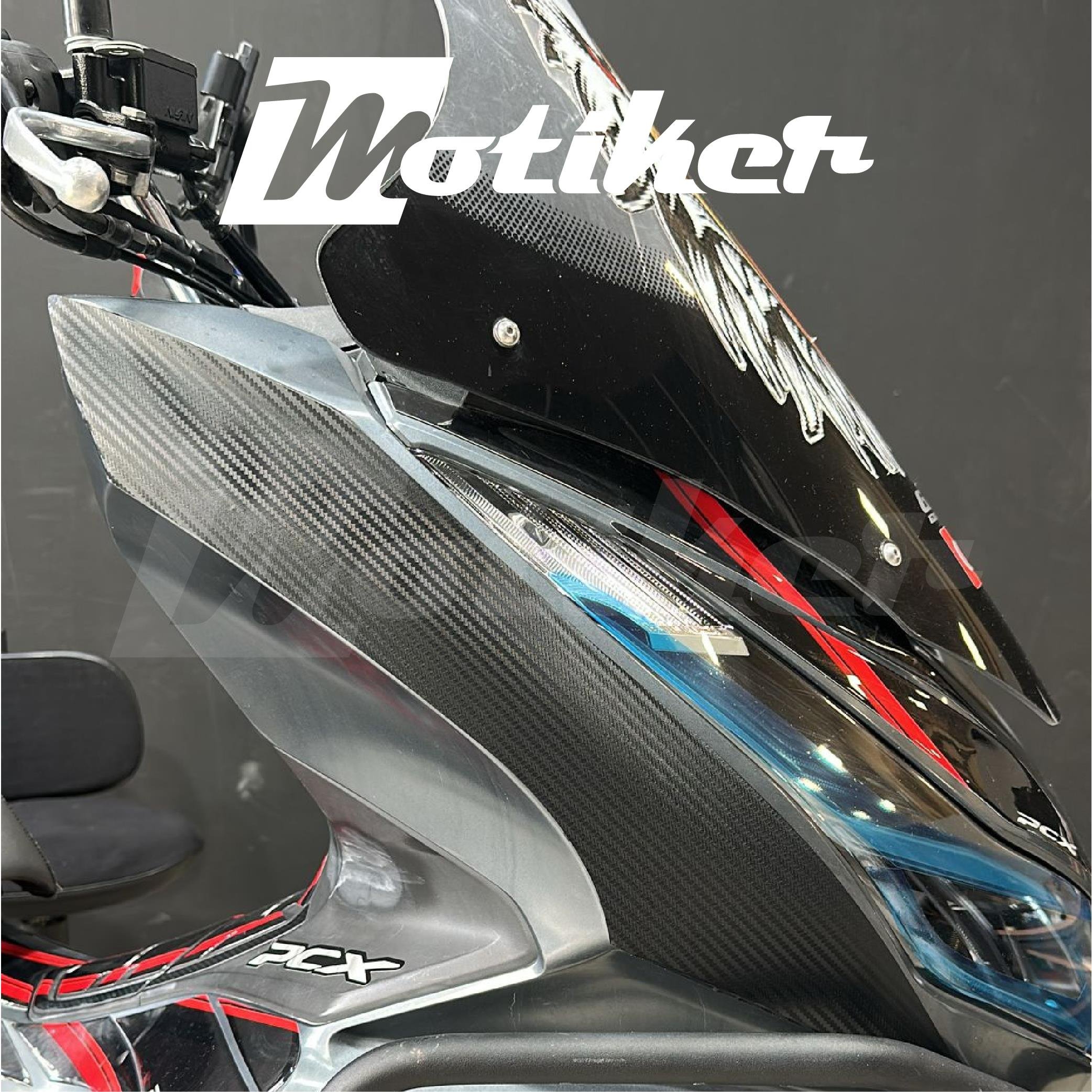 PCXHONDA PCX STICKER ÖN FAR YANI KARBON DESEN 