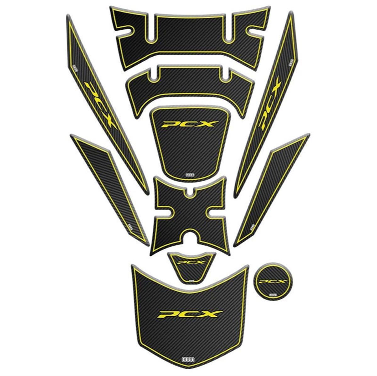 Honda PCX Tracker Tank Pad Sticker Etiket Model 