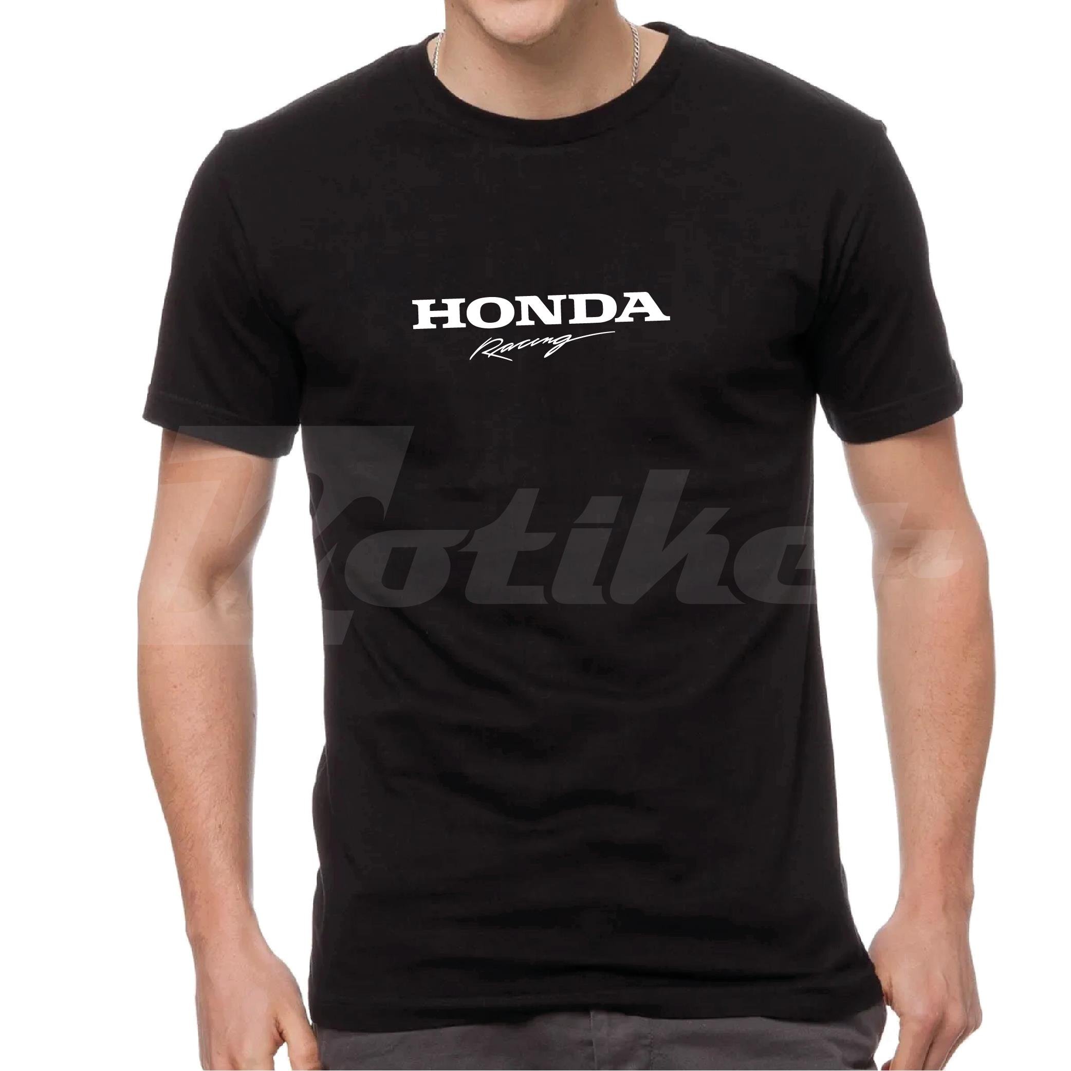 T-ShirtHonda Racing Tasarım Motorcu Tişörtü Beyaz 