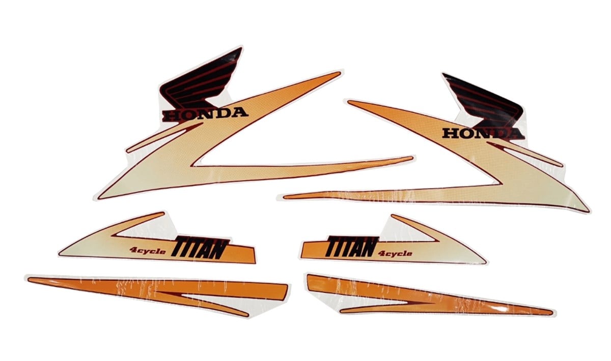 Honda Titan Etiket Takımı Kırmızı