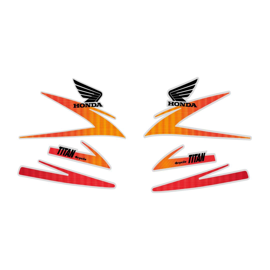 Honda Titan Orijinal Motosiklet Sticker Etiket Modeli