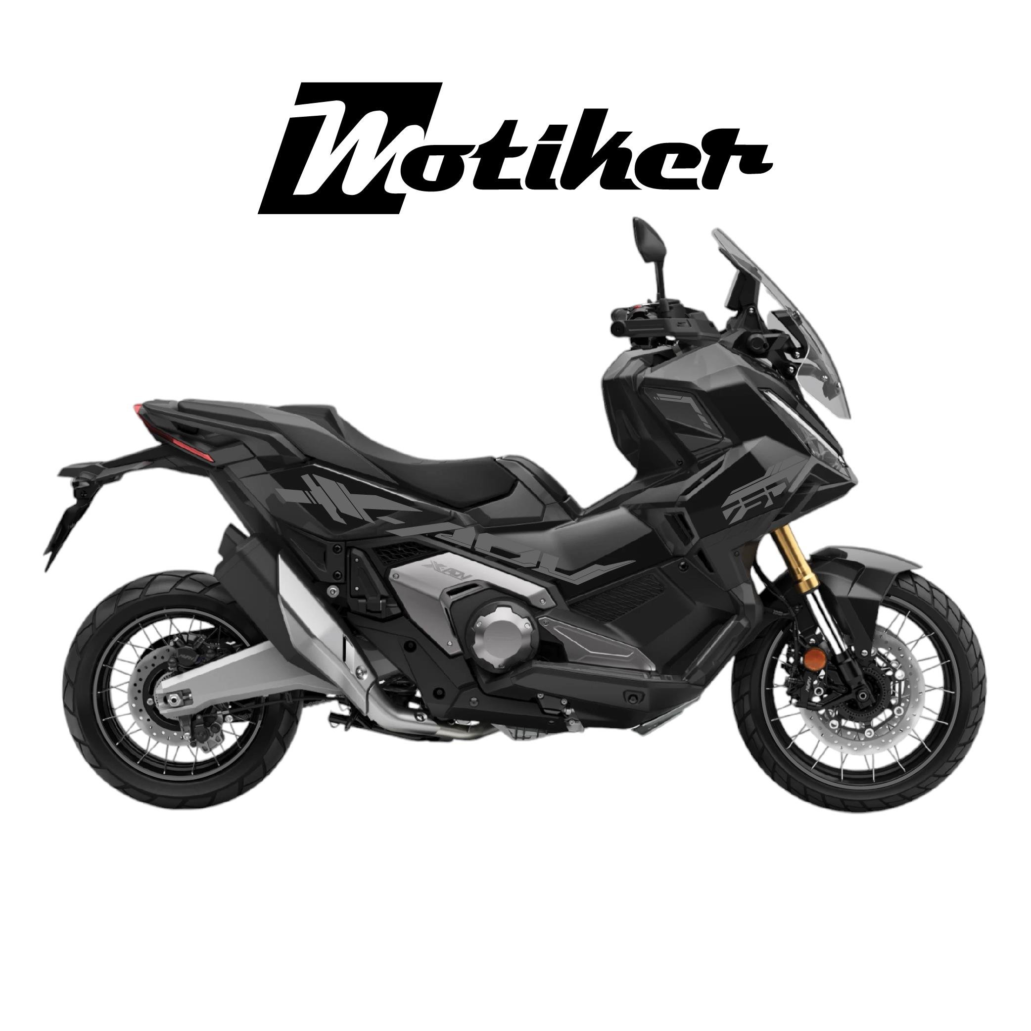 X-ADV 750 / X-ADV 750 Special EditionHonda X-ADV 750 Sticker 2025 Özel Tasarım Sticker Etiket Modeli Gri 