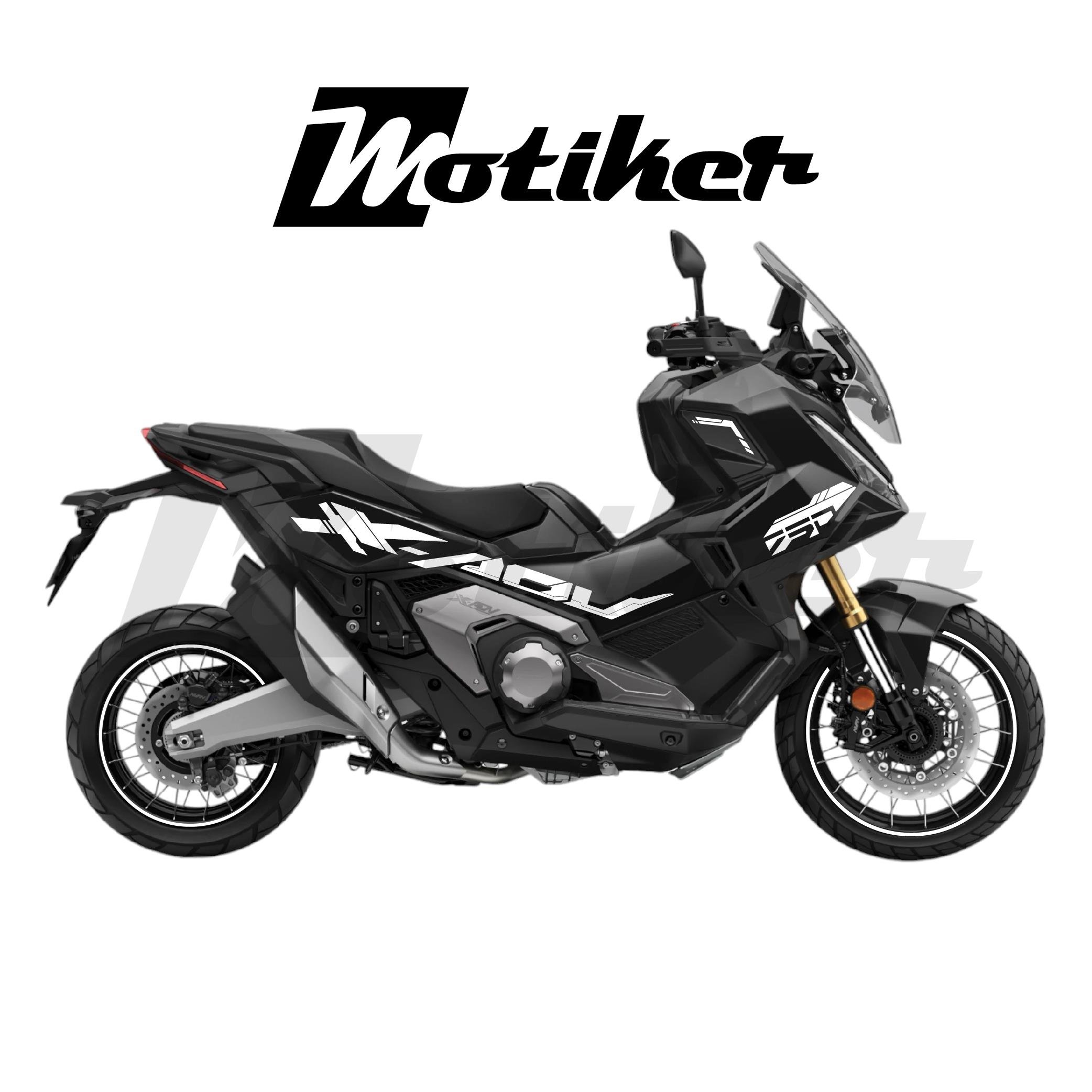 X-ADV 750 / X-ADV 750 Special EditionHonda X-ADV 750 Sticker 2025 Özel Tasarım Sticker Etiket Modeli Beyaz