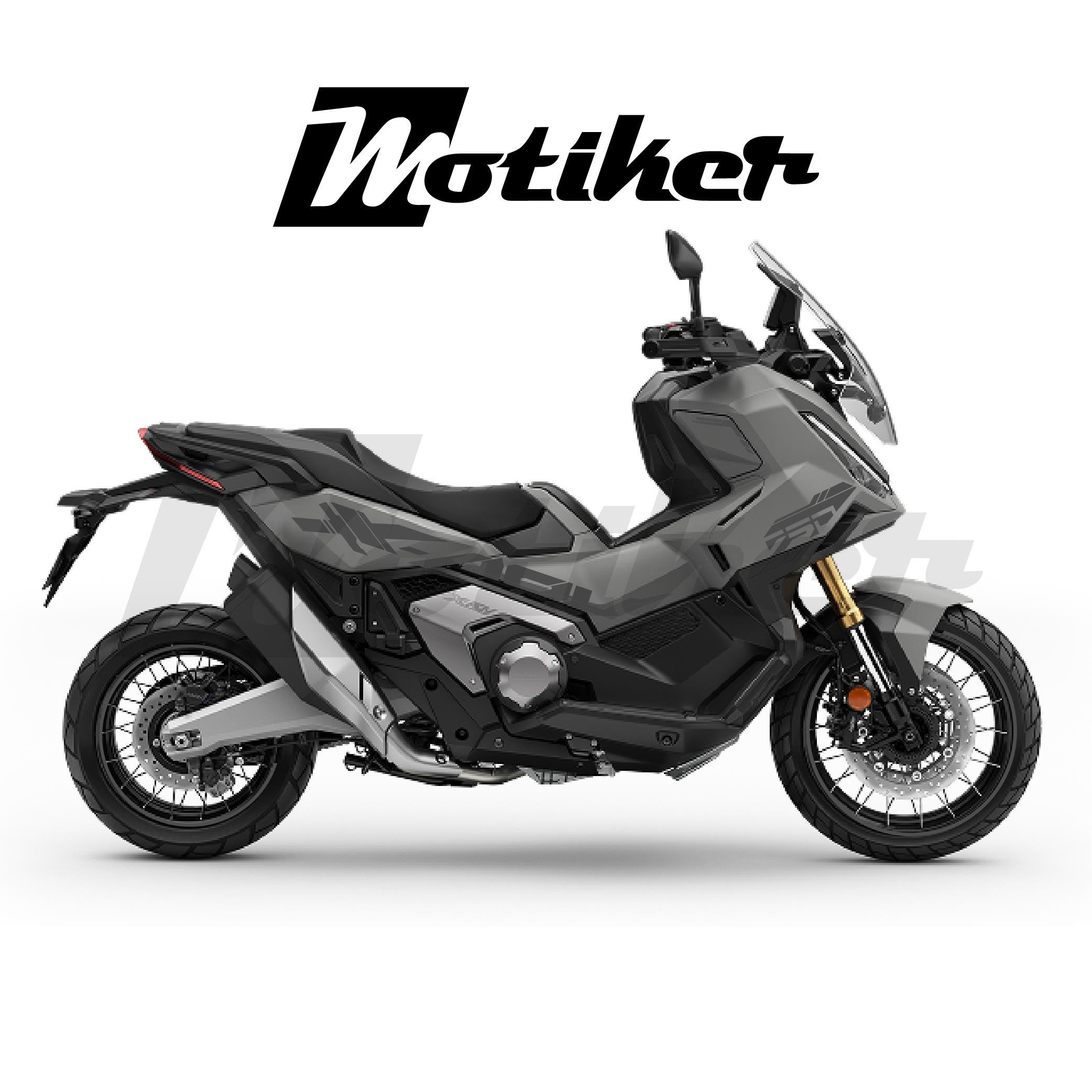 X-ADV 750 / X-ADV 750 Special EditionHonda X-ADV 750 Sticker 2025 Özel Tasarım Sticker Etiket Modeli Gri 