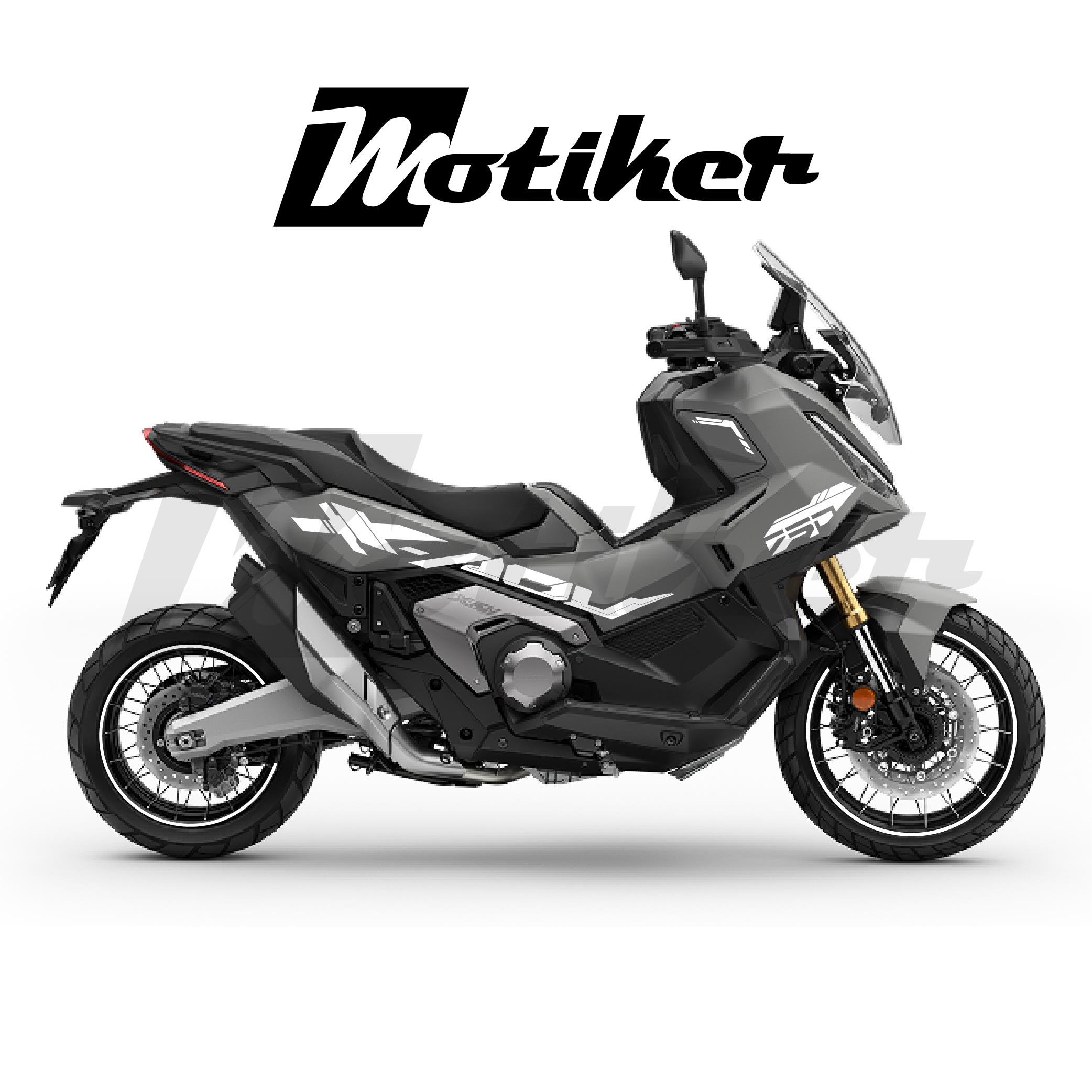 X-ADV 750 / X-ADV 750 Special EditionHonda X-ADV 750 Sticker 2025 Özel Tasarım Sticker Etiket Modeli Beyaz