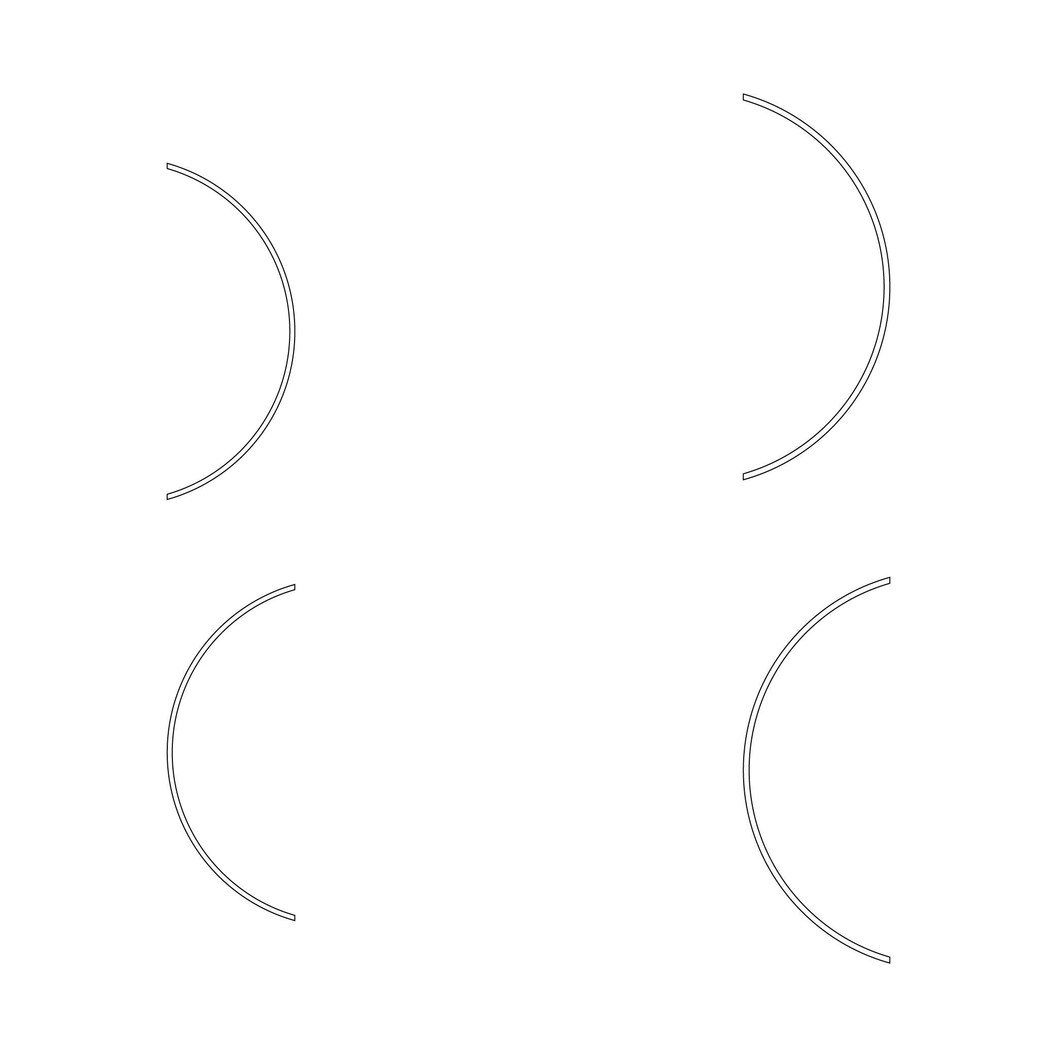 Honda X-ADV Yarım Jant Sticker Modeli - Beyaz