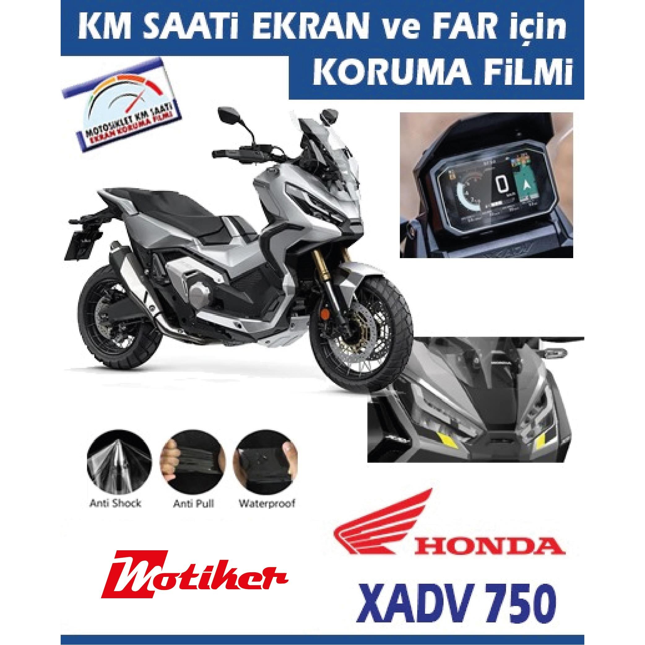 X-ADV 750 / X-ADV 750 Special EditionHonda X-ADV750 Motosiklet Far ve Ekran Km Koruyucu