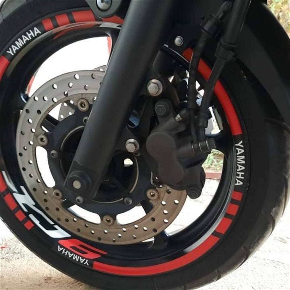 Honda XJ6 600 Jant Şerit Sticker Etiket Modeli