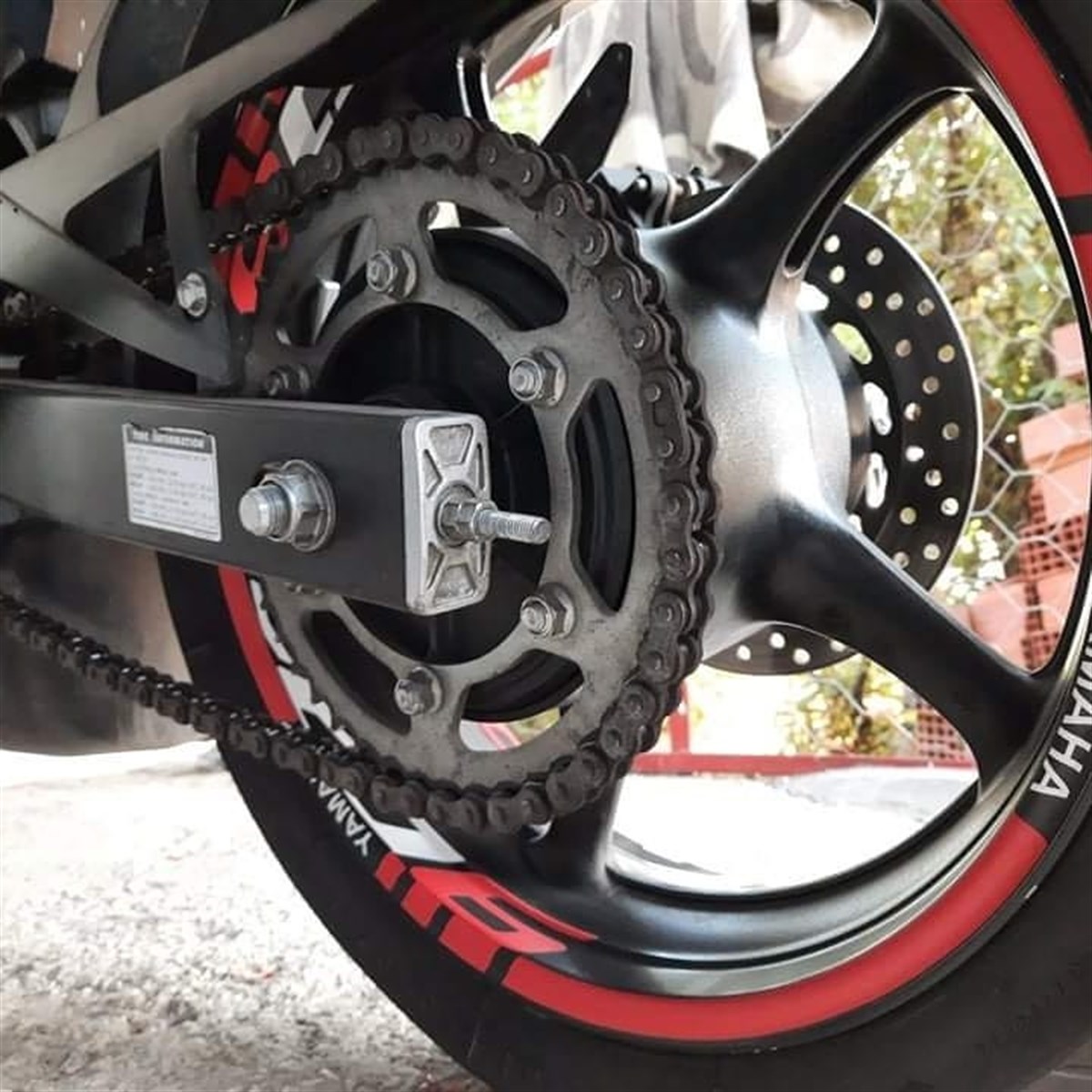 Honda XJ6 600 Jant Şerit Sticker Etiket Modeli