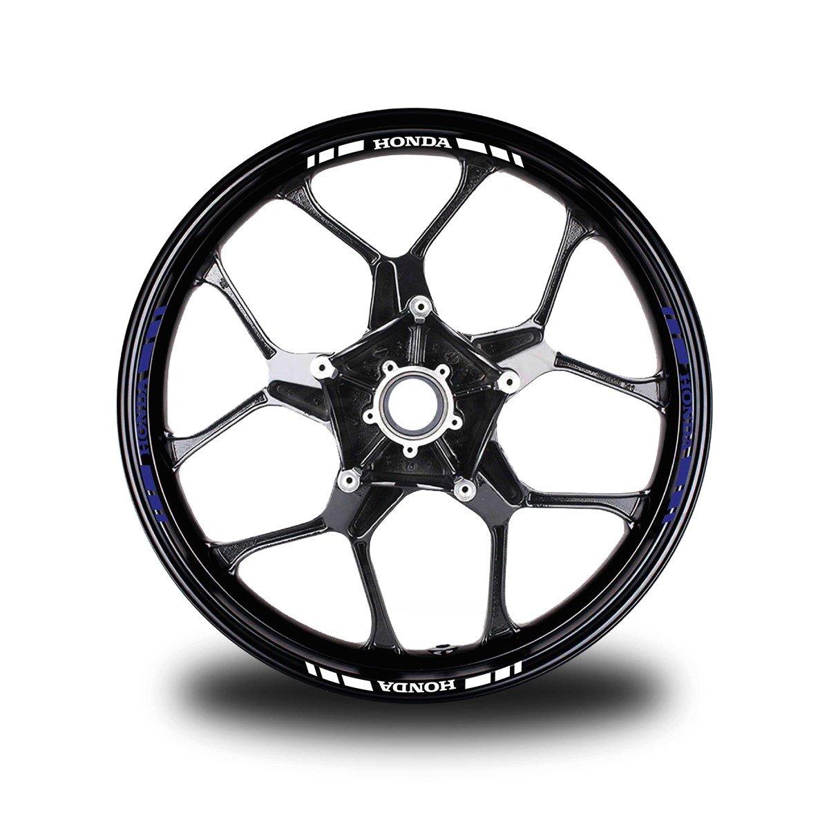 HONDA YAZILI KISA DIŞ ŞERİT 16'LI JANT STICKER ÇİFT RENK MODELİ