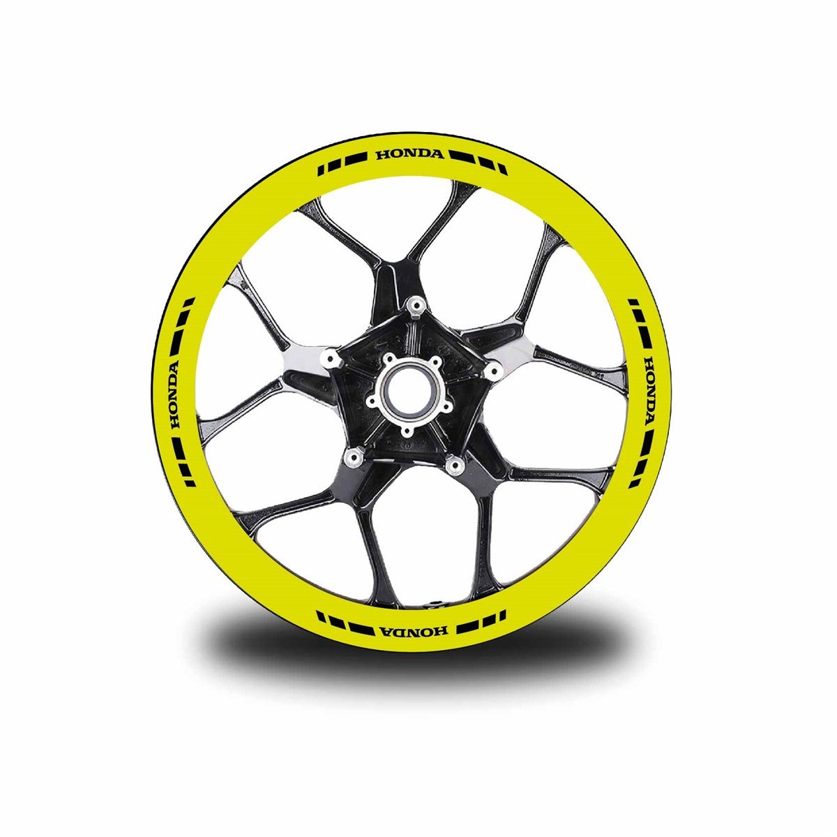 HONDA YAZILI KISA DIŞ ŞERİT 16'LI JANT STICKER ÇİFT RENK MODELİ