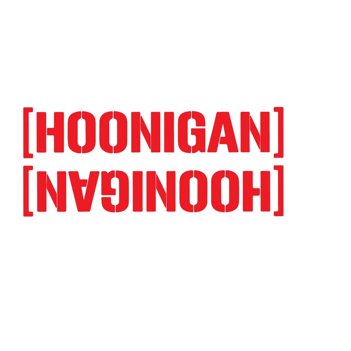 Hoonigan Mini Sticker Etiket Modeli