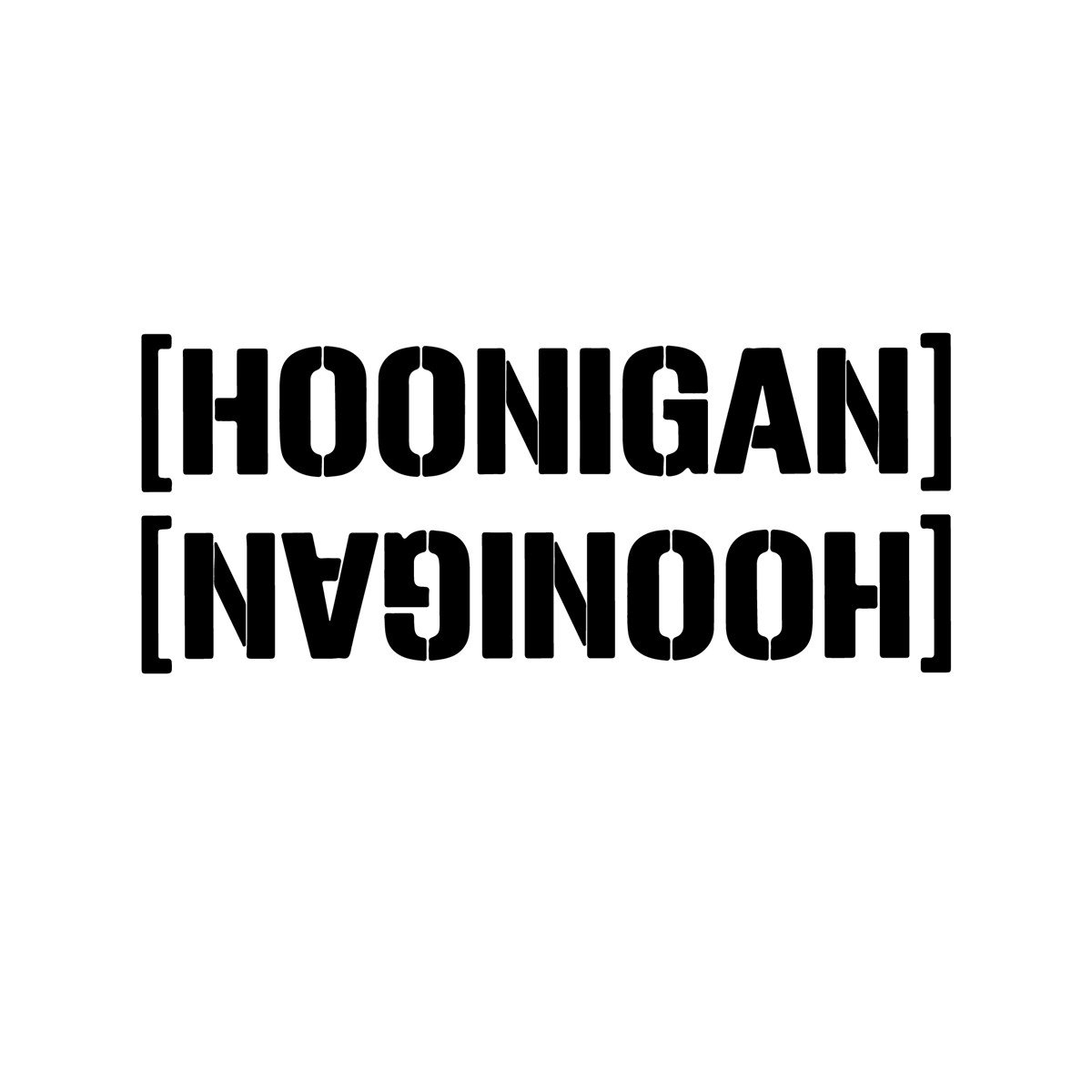 Hoonigan Mini Sticker Etiket Modeli