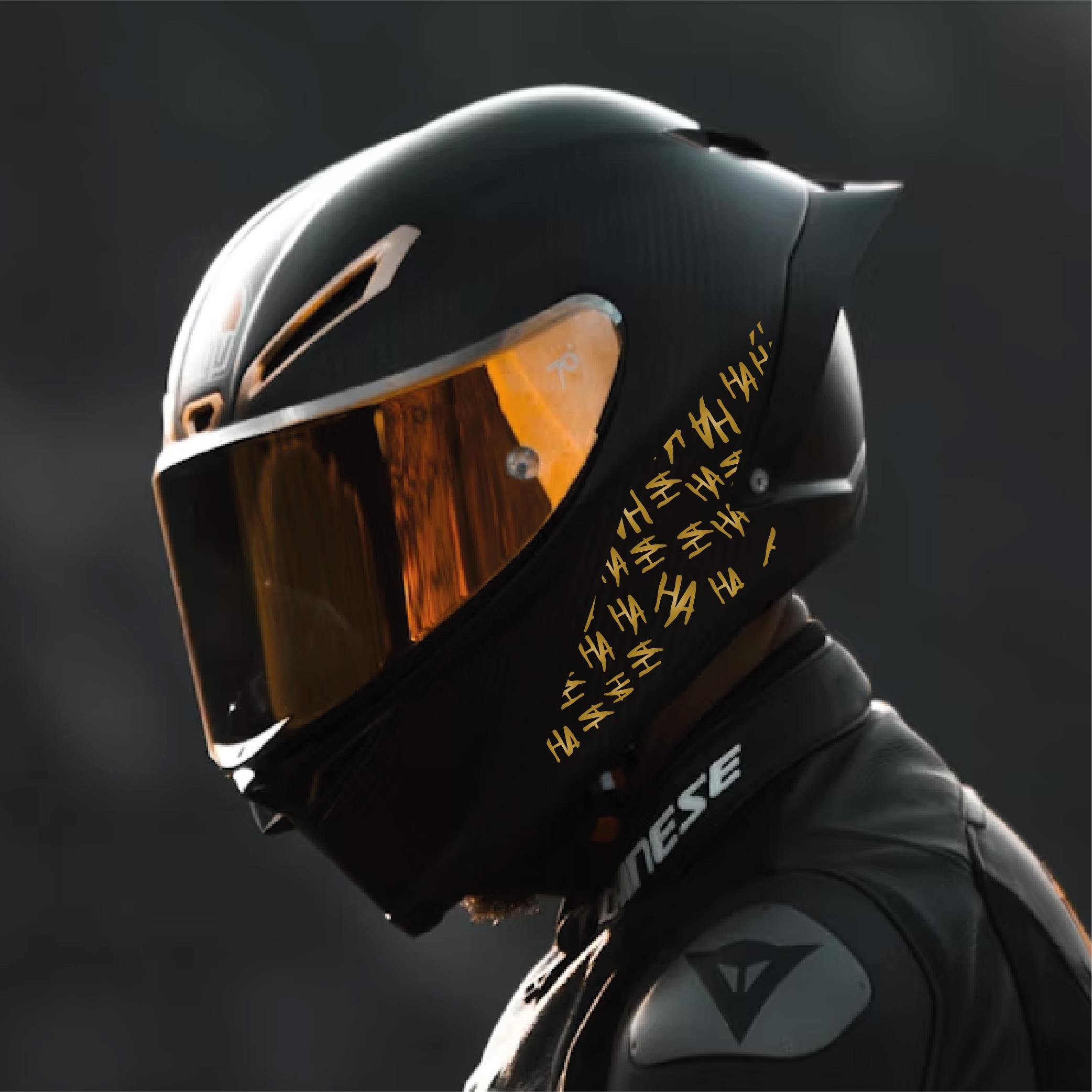 MARKALARJoker HAHA 25x25cm Folyo Kesim Evrensel Desen Kaplama Gold