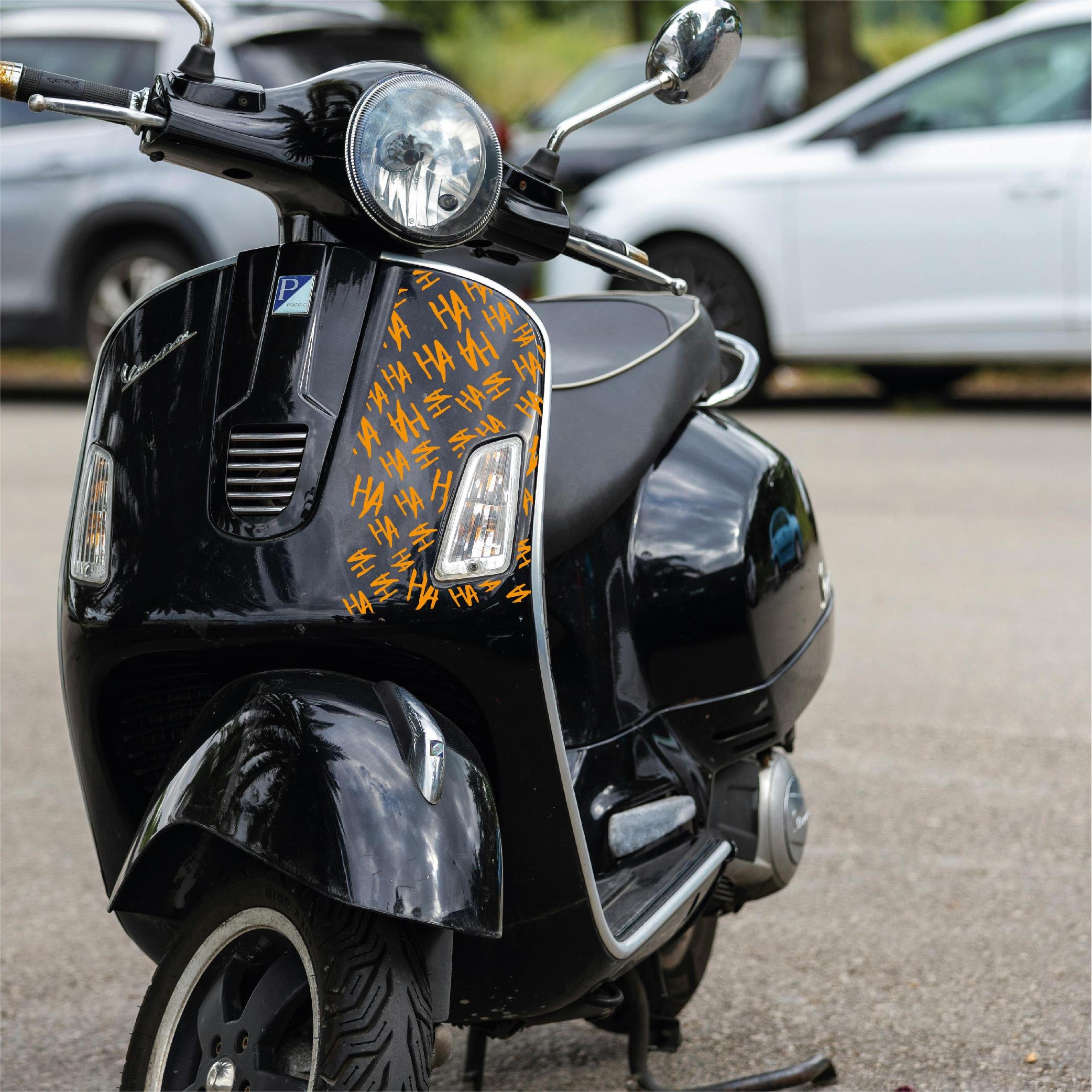 MARKALARJoker HAHA 25x25cm Folyo Kesim Evrensel Desen Kaplama Turuncu