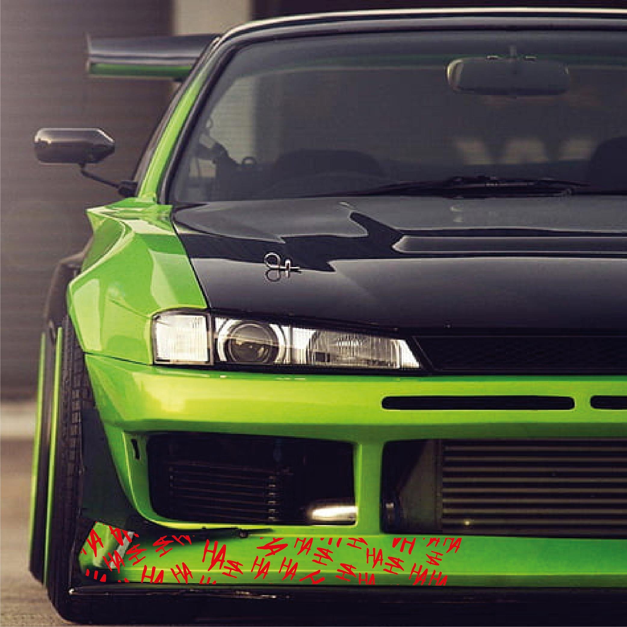 MARKALARJoker HAHA 25x25cm Folyo Kesim Evrensel Desen Kaplama Kırmızı