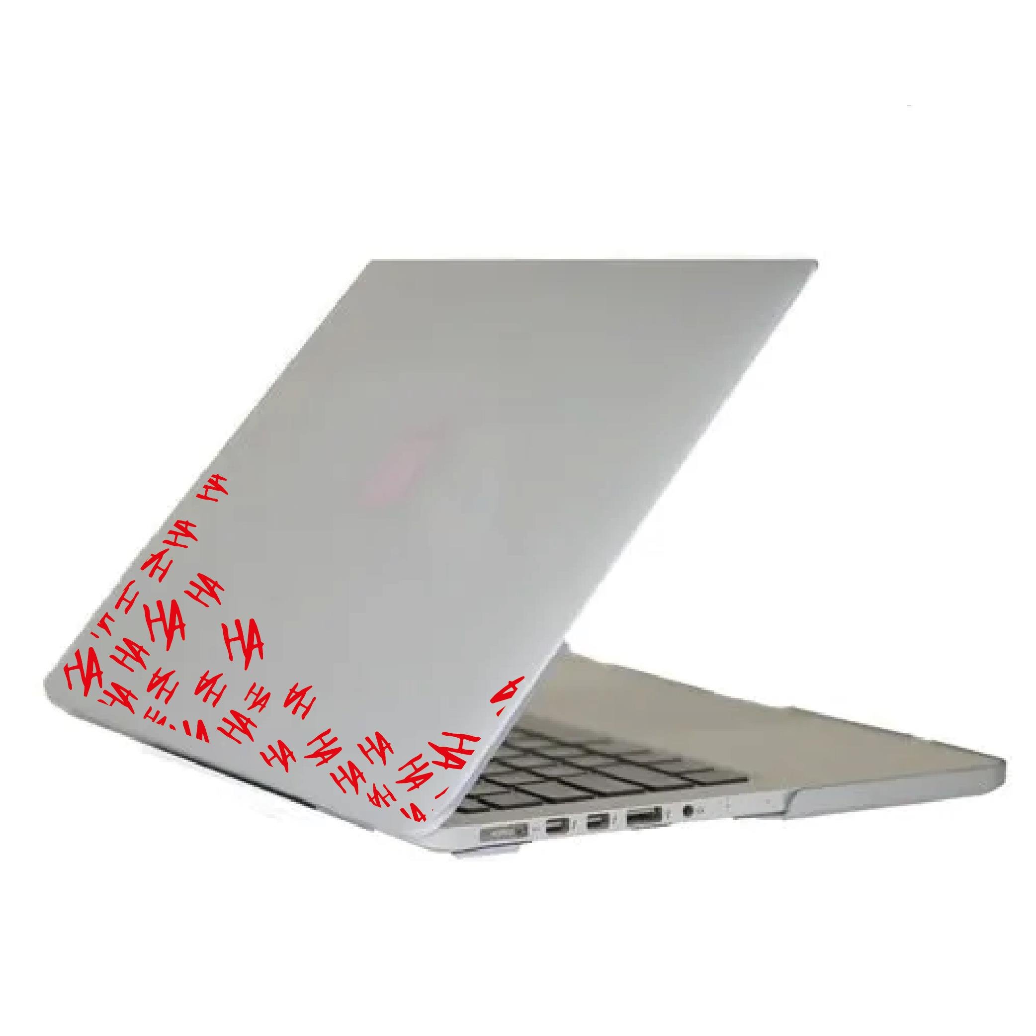 MARKALARJoker HAHA 25x25cm Folyo Kesim Evrensel Desen Kaplama Kırmızı