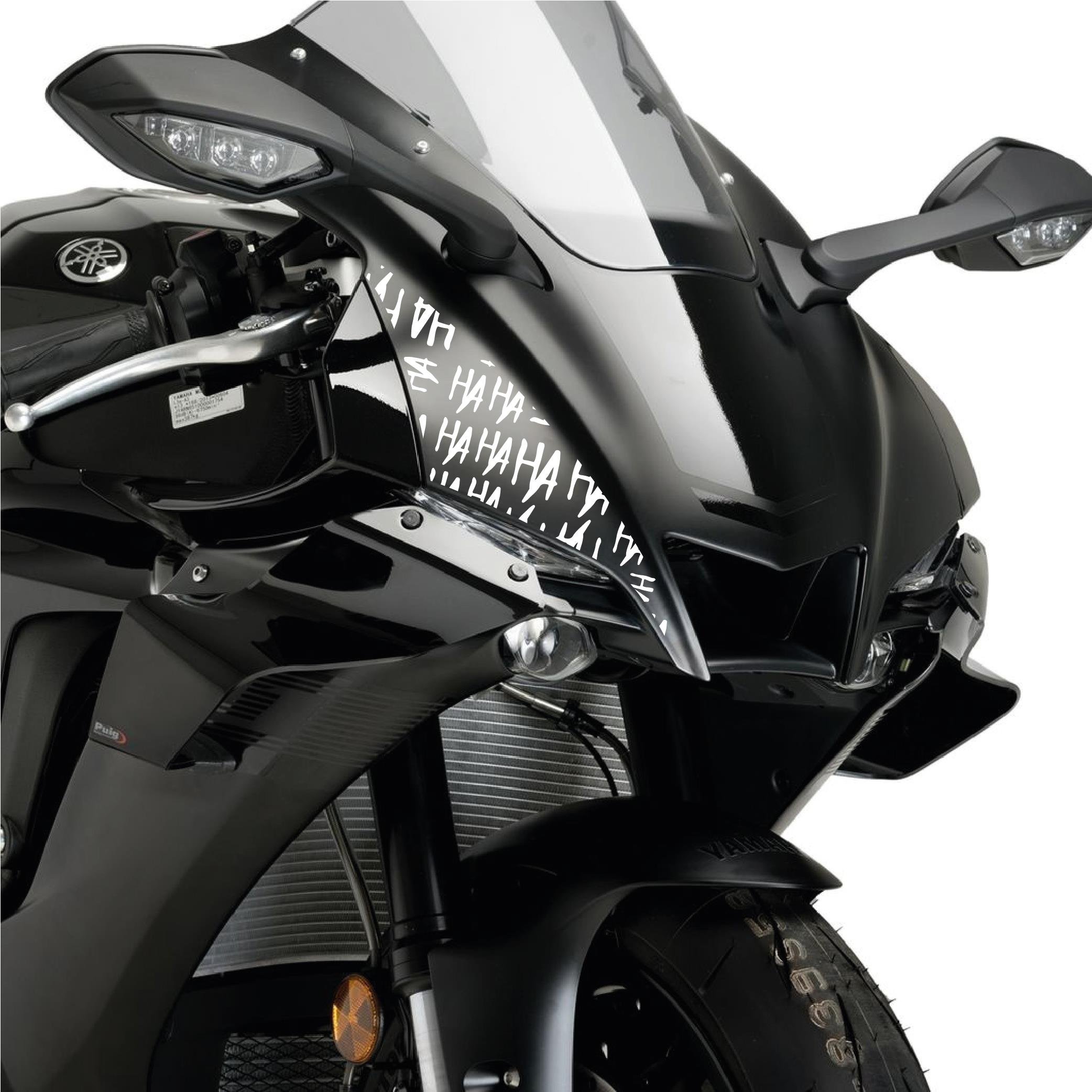 MARKALARJoker HAHA 25x25cm Folyo Kesim Evrensel Desen Kaplama Beyaz