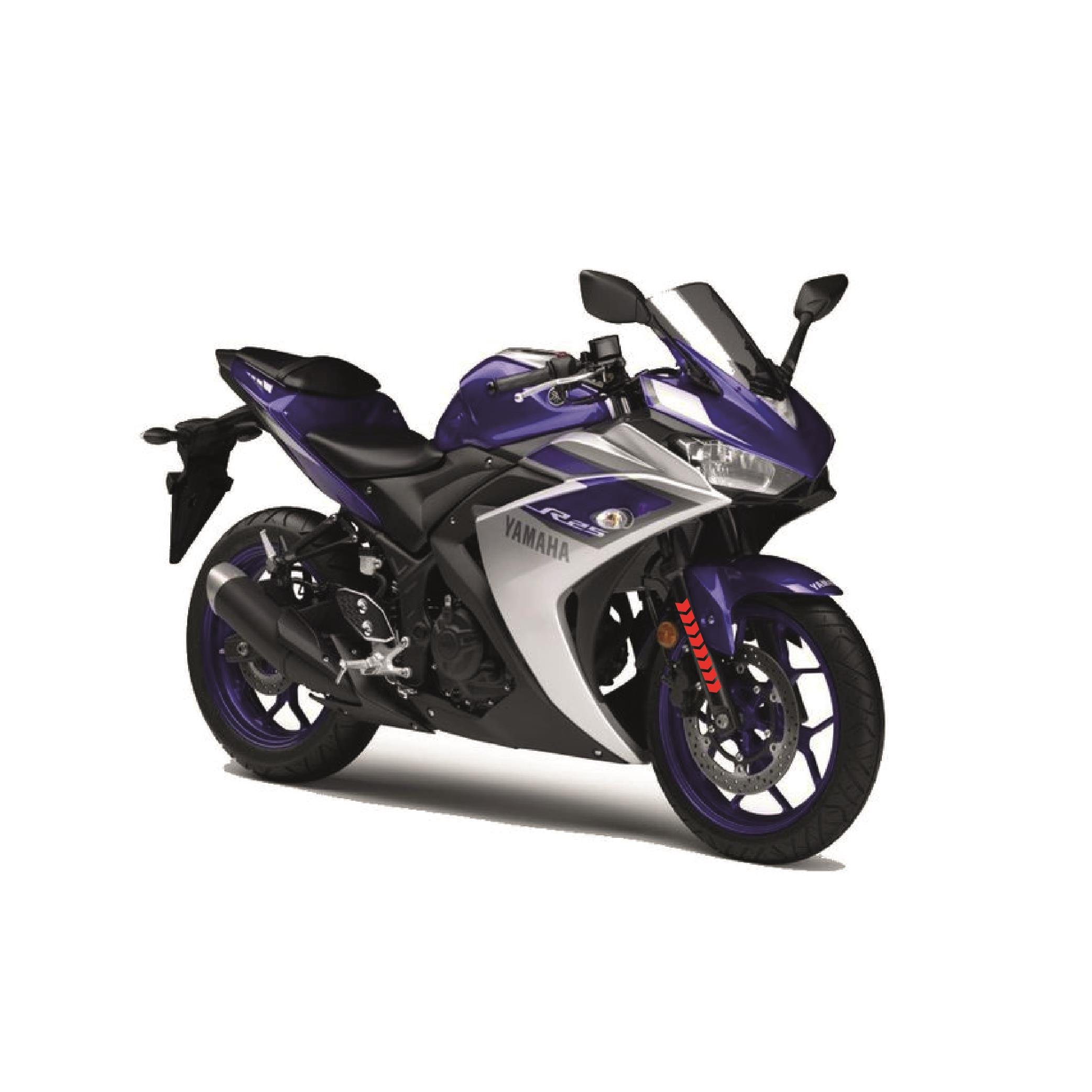 Kalın Ok Kırmızı Motosiklet Sticker Etiket Modeli