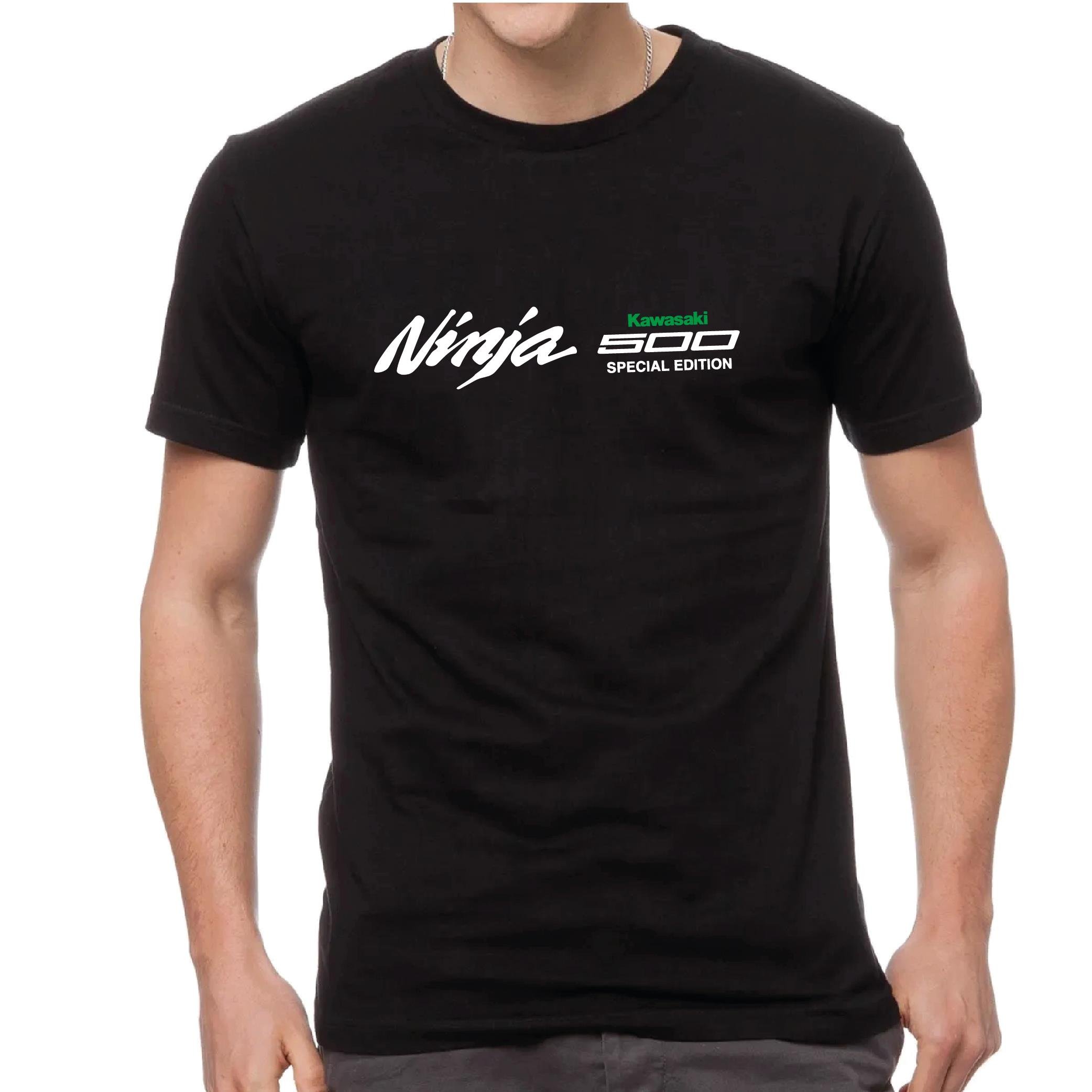 T-ShirtKawasaki Ninja 500 Special Edition Tasarım Motorcu Tişörtü