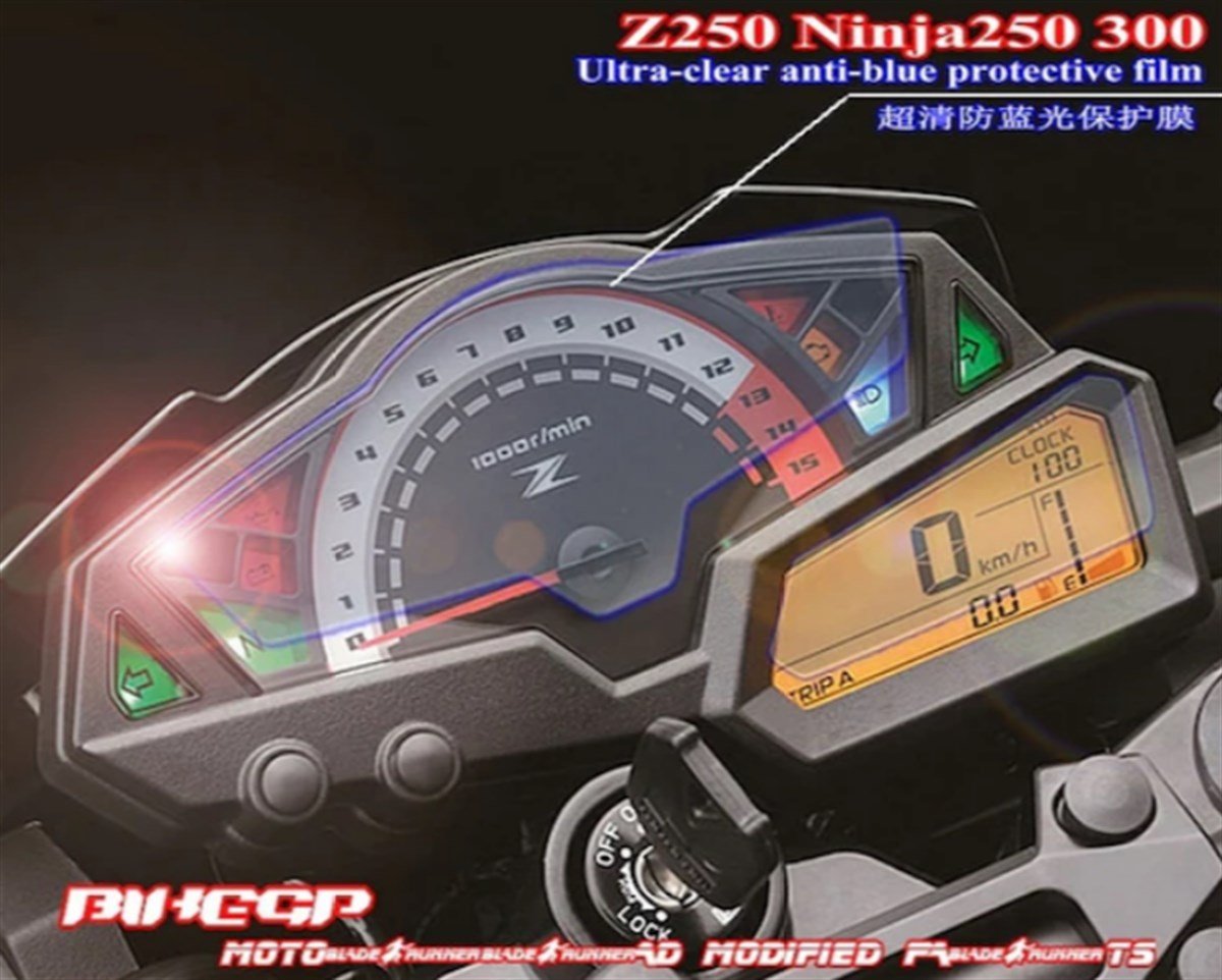 Kawasaki Z250/300 Ekran Koruma Film Modeli